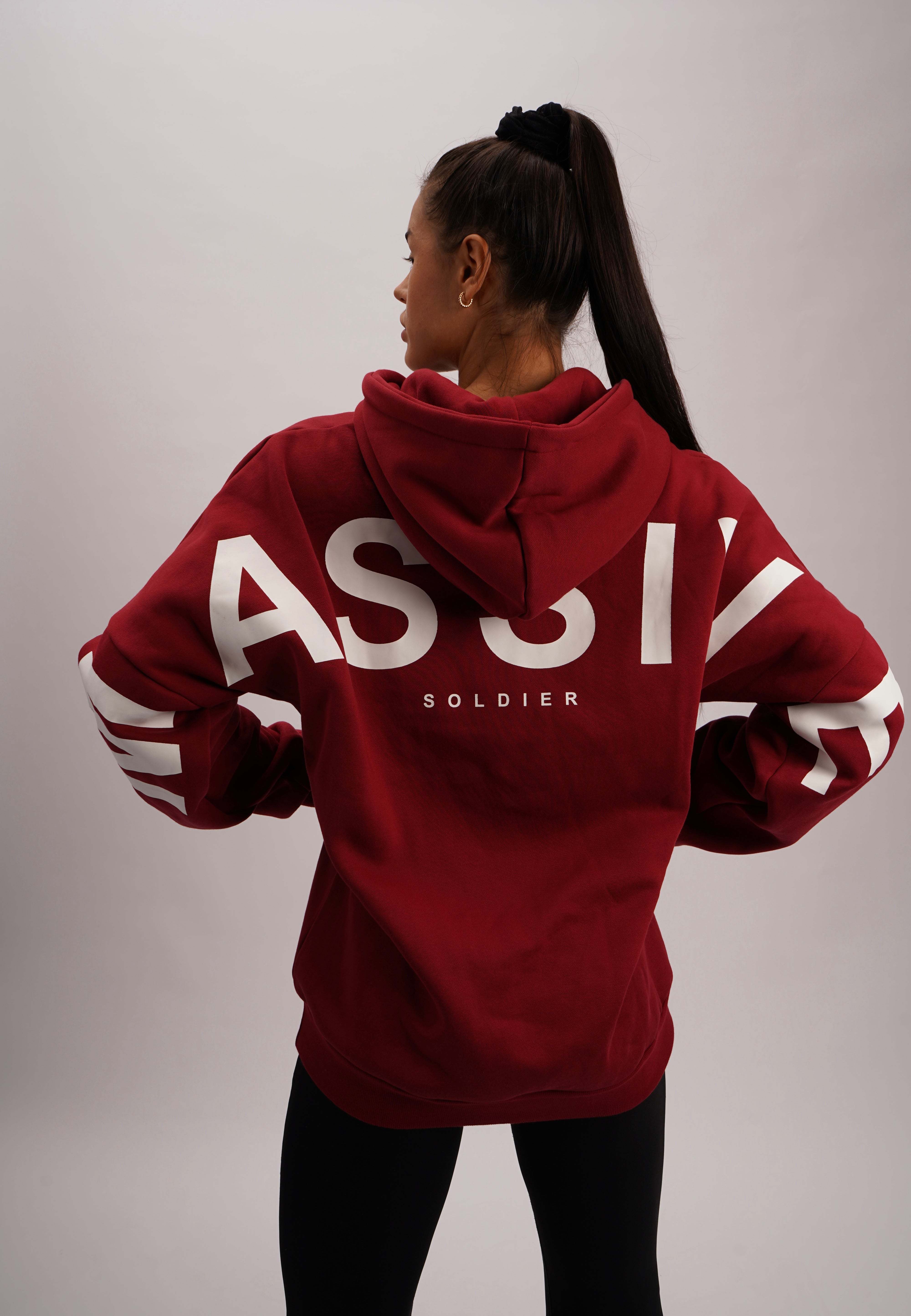 Big red hoodie online