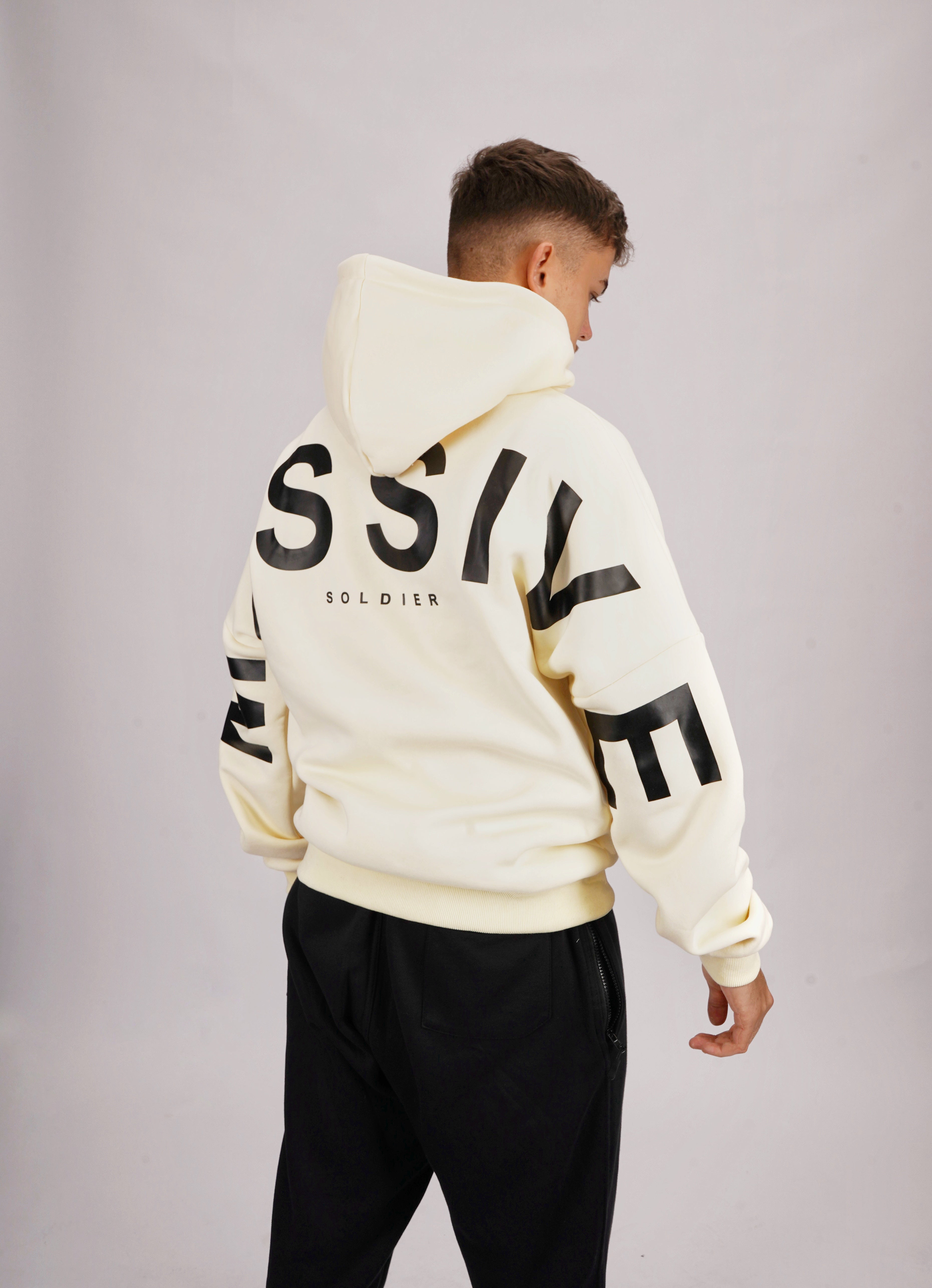 Big white hoodie on sale