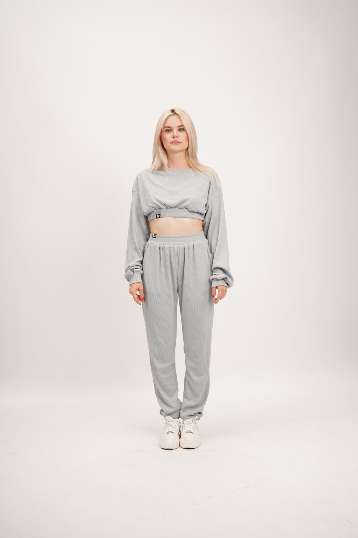 Sky Blue Crop Sweater