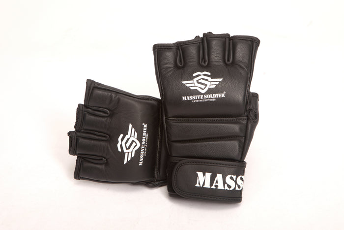 MASSIVE MMA Handschuh Echtleder – Massive Soldier Sportbekleidung