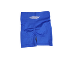 Massive blau scrunch Shorts