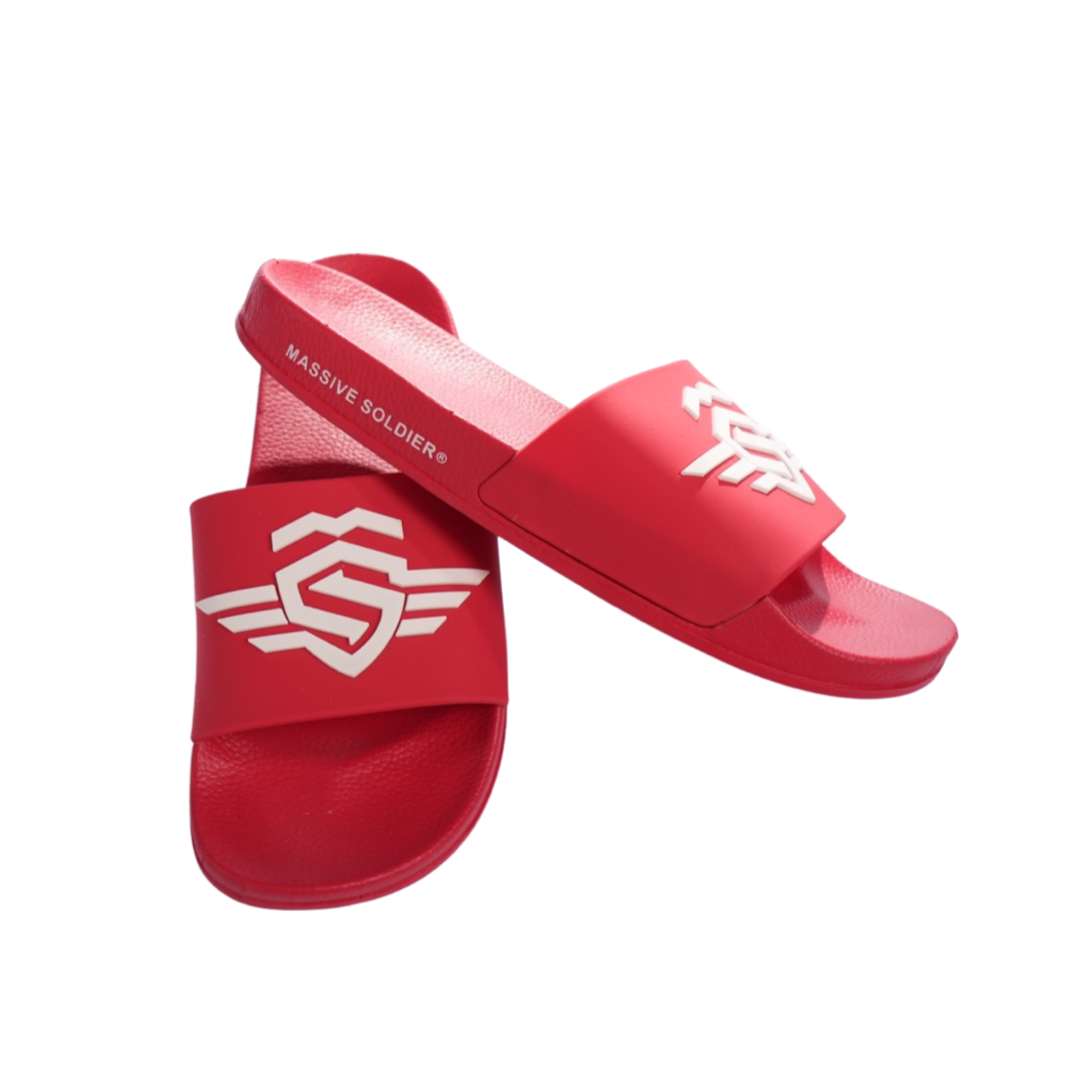 Flip flops 3D Logo Red