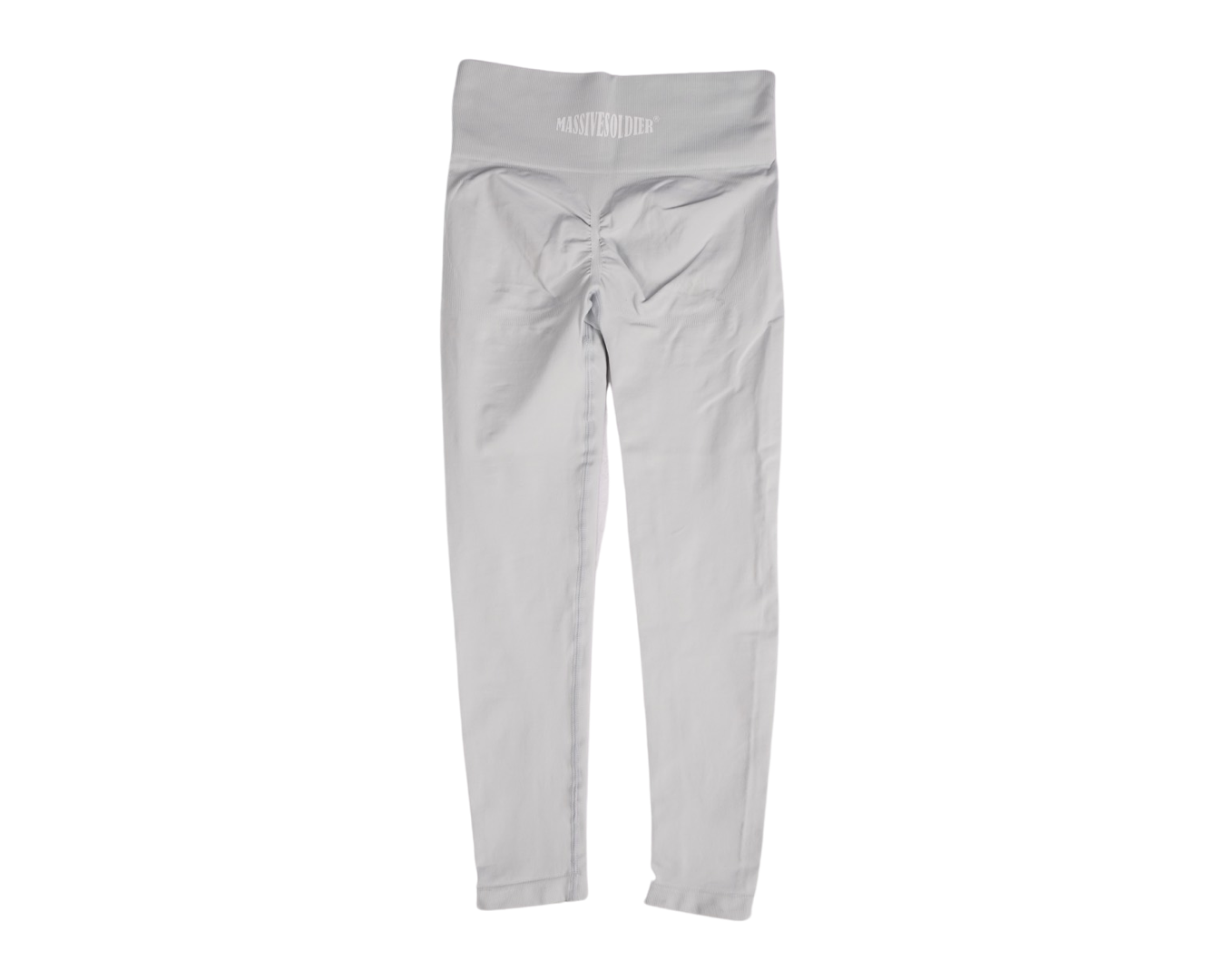 Solid gray scrunch leggings 