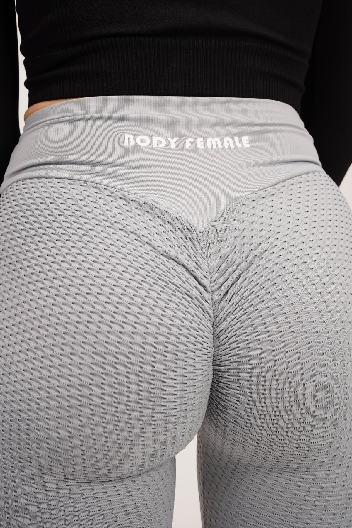 Light Grey scrunch Leggings