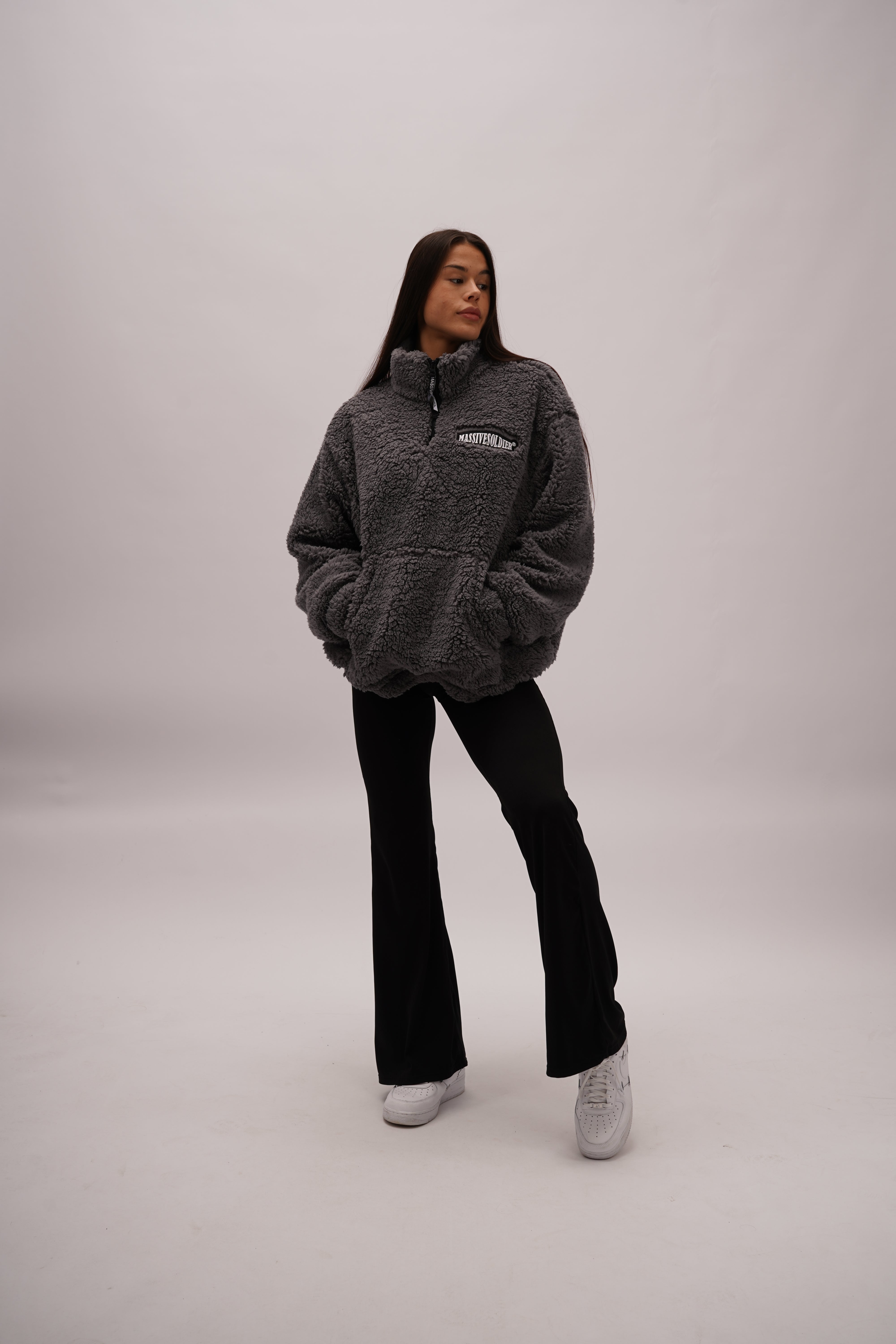 Massive Fleece Sweater Grey