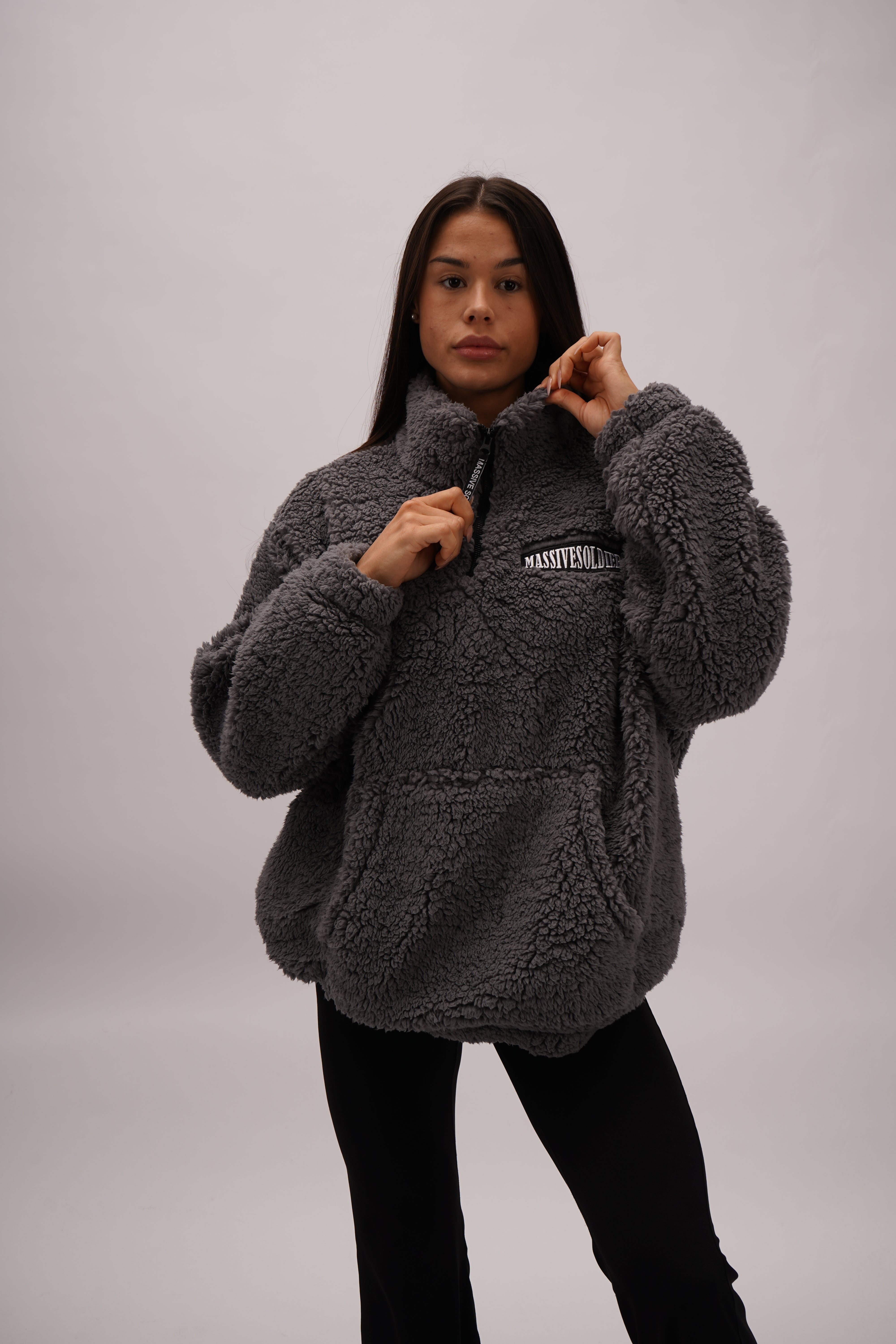 Massive Fleece Sweater Grey