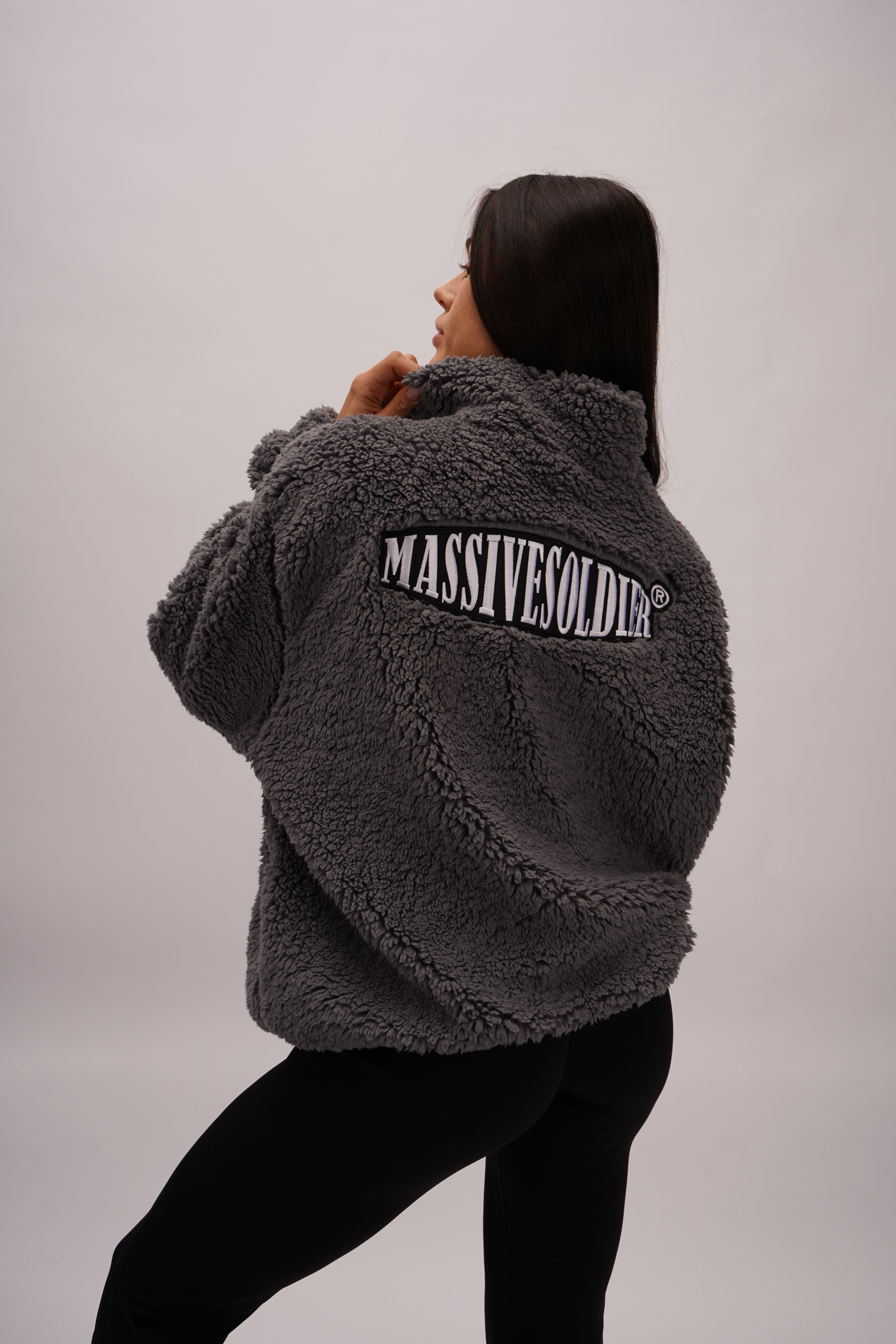 Massive Fleece Sweater Grey