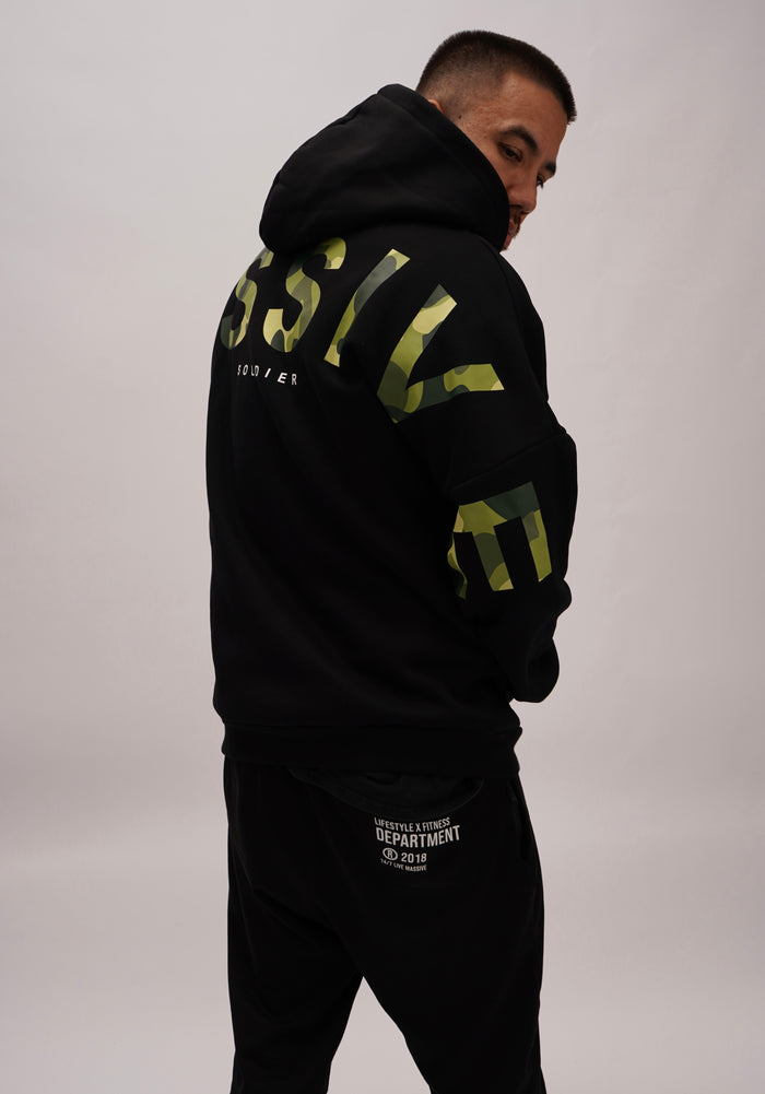 Big Massive Hoodie Camo Black – Massive Soldier Sportbekleidung