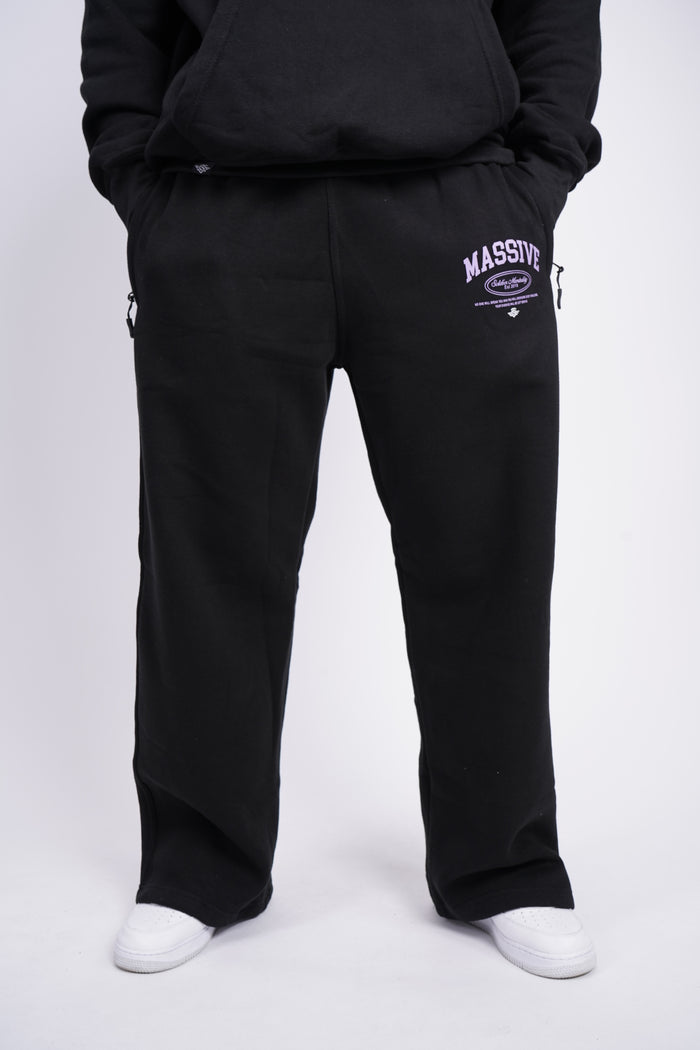 Massive Soldier Mentality Jogger Black Purple – Massive Soldier Jogginghose