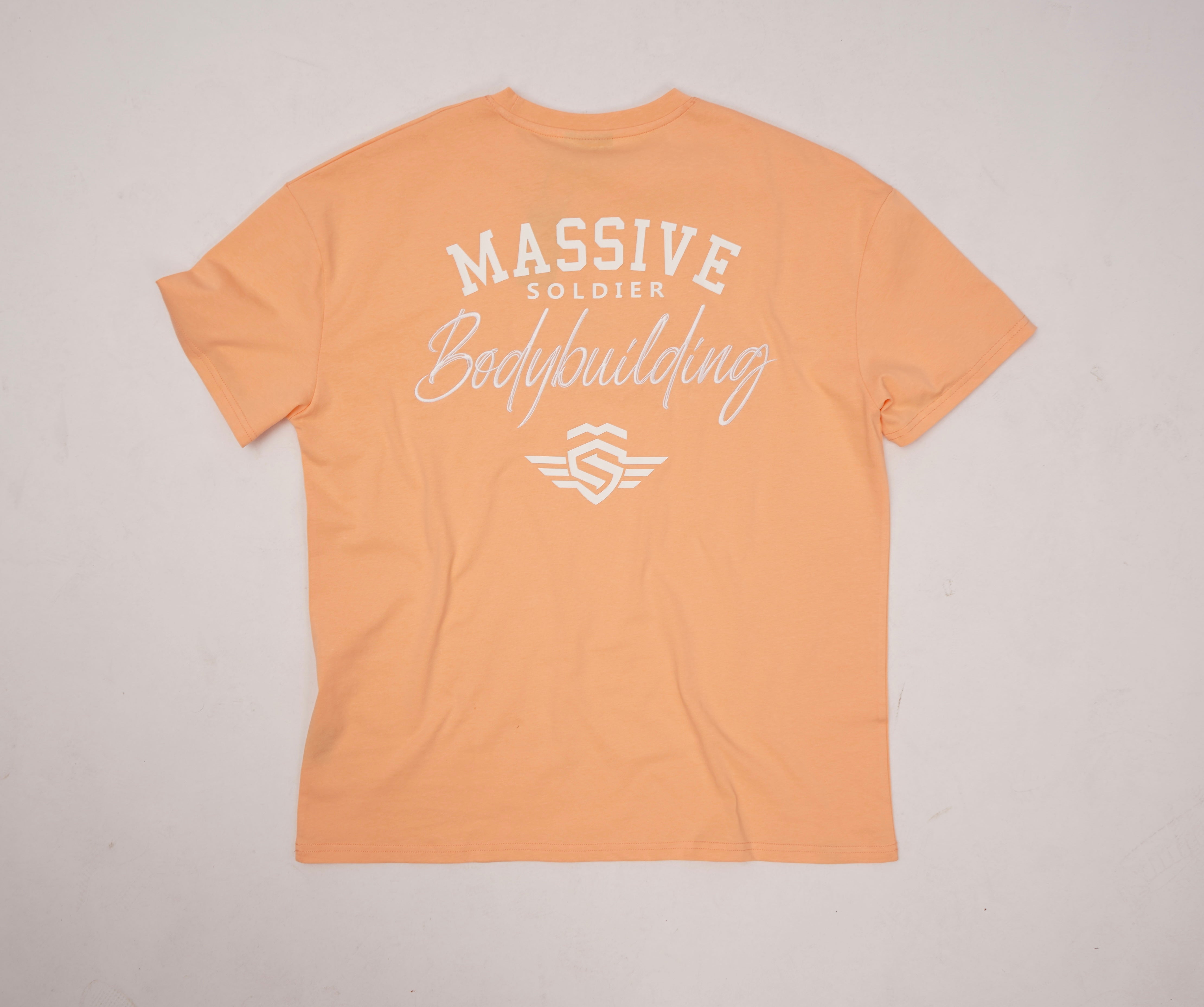 BODYBUILDING SHIRT APRICOT OVERSIZE