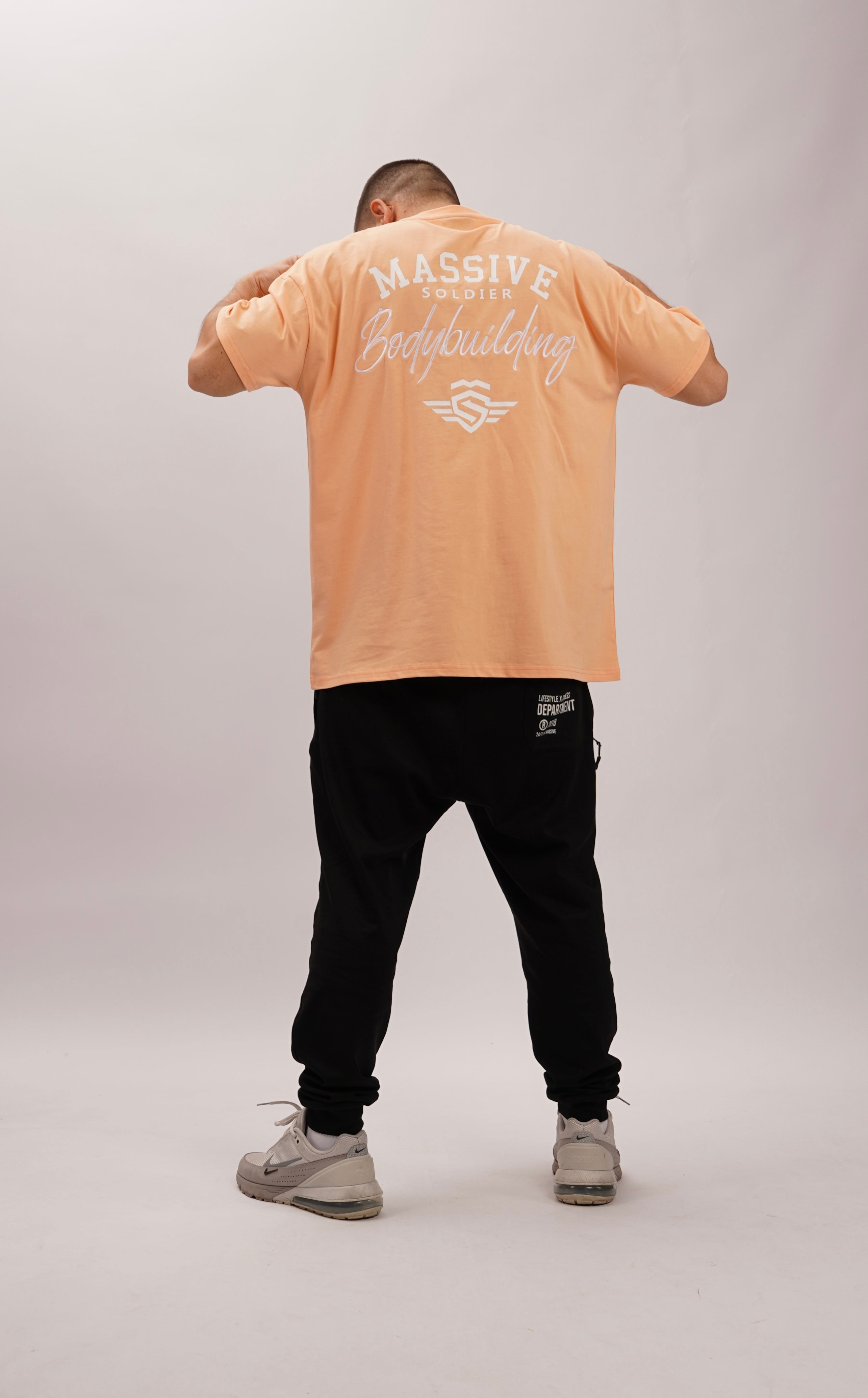 BODYBUILDING SHIRT APRICOT OVERSIZE