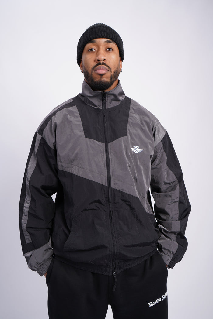 Massive Soldier Black Grey Zipper – Massive Soldier Zip-Hoodie