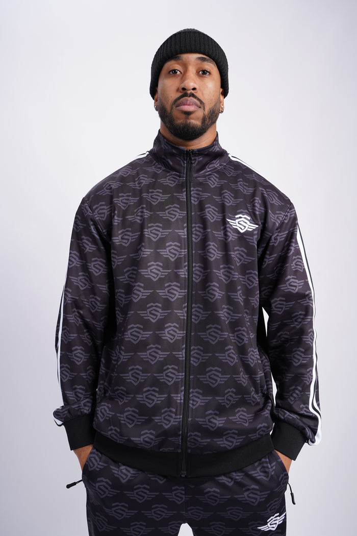 Massive Soldier All Over Logo Zipper – Massive Soldier Zip-Hoodie