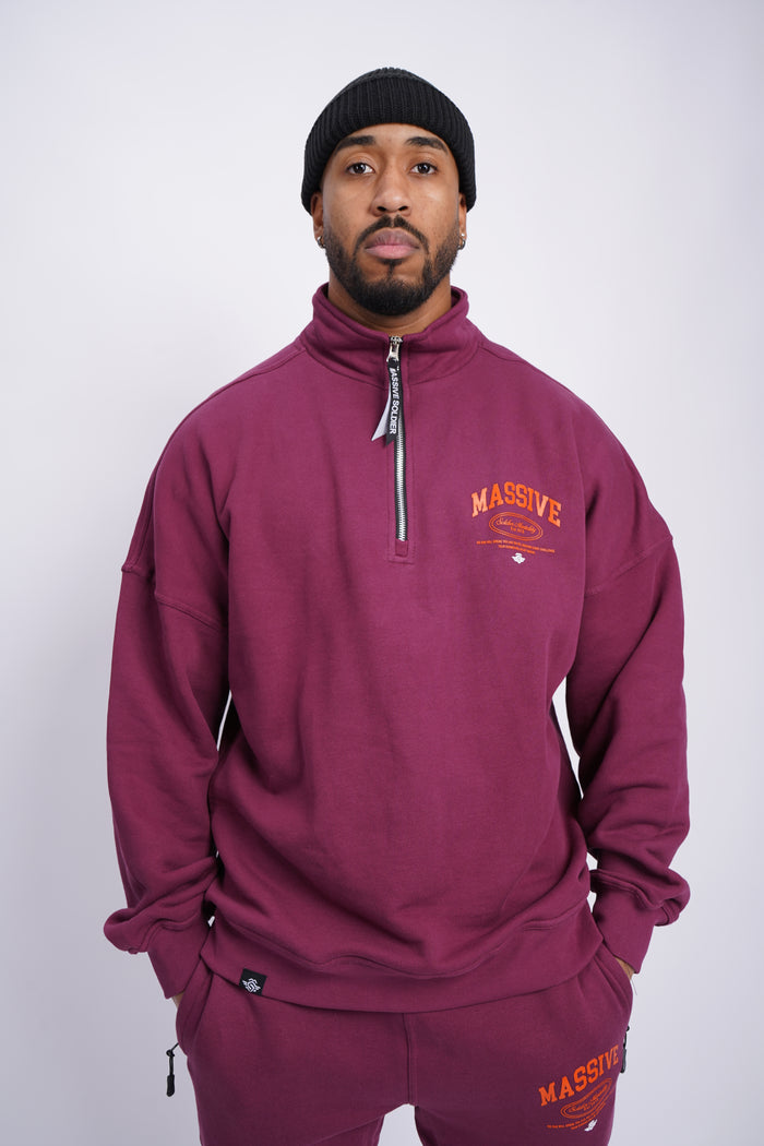 Soldier Mentality Sweater Weinrot – Massive Soldier Sportbekleidung