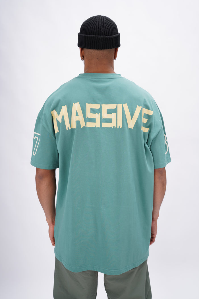 Crazy Tape Shirt Oversize Mint – Massive Soldier Oversize-Shirt