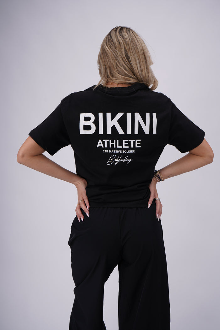 Bikini Athlete Shirt Black – Massive Soldier Oversize-Shirt
