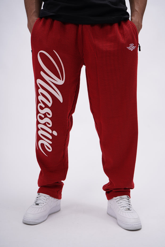 Massive Bodybuilding Pants Red – Massive Soldier Sportbekleidung
