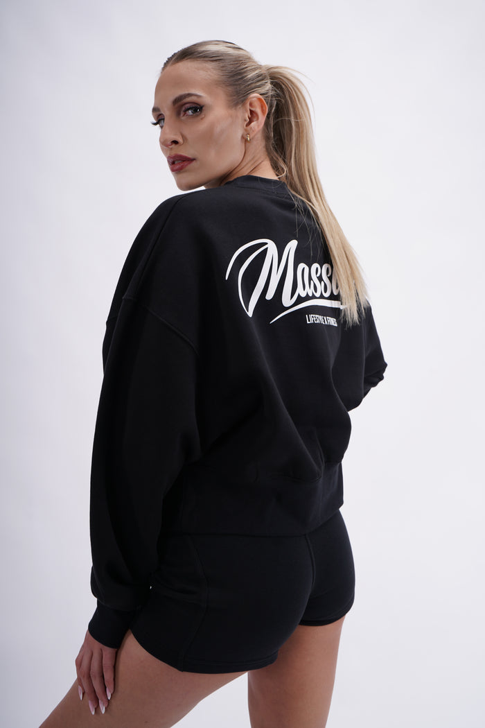 Massive Signature SWEATER Black – Massive Soldier Sportbekleidung