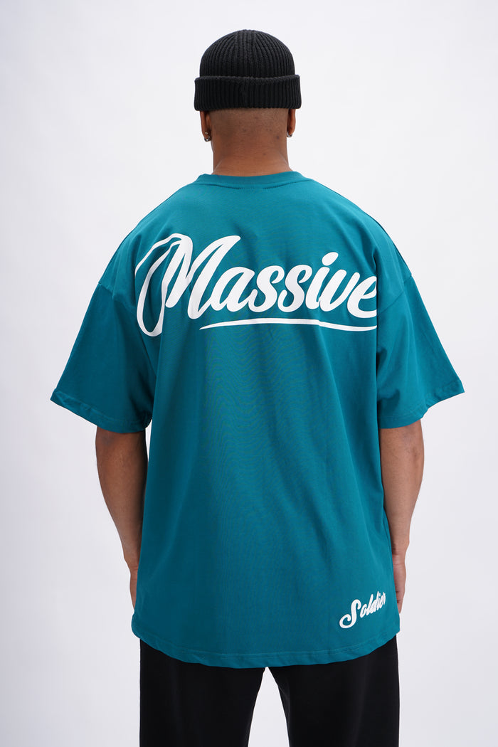 Massive Basic Oversize Shirt Green – Massive Soldier Oversize-Shirt