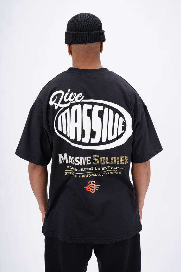 Live Massive Bodybuilding Oversize Shirt – Massive Soldier Oversize-Shirt