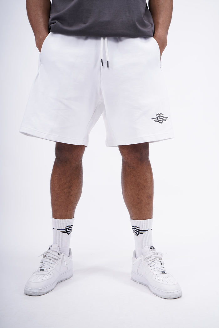 Massive Basic Shorts white – Massive Soldier Sportbekleidung