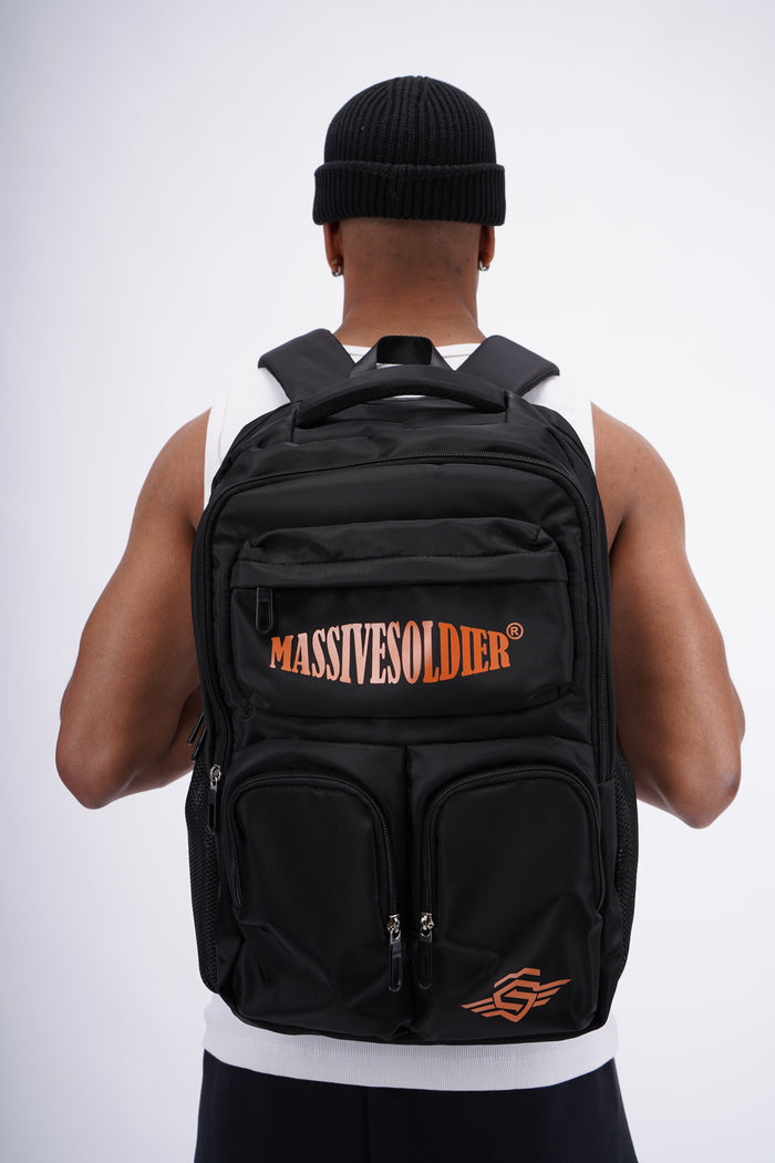 MASSIVESOLDIER® 18L Performance Backpack Black – Built for Every Mission – Massive Soldier Sportbekleidung