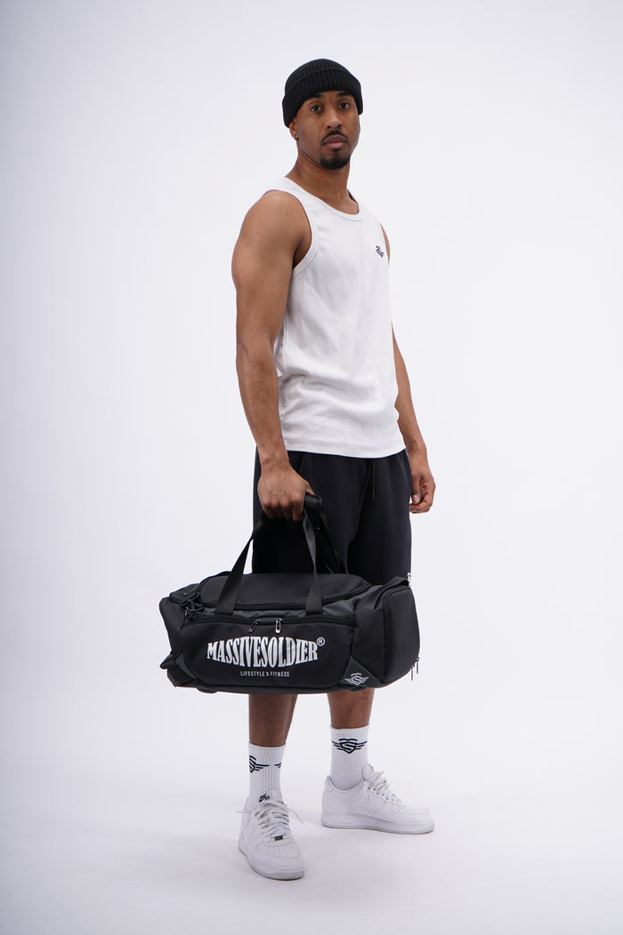 MASSIVESOLDIER® 22L Performance Duffle Bag Black – Built for Every Workout – Massive Soldier Sportbekleidung