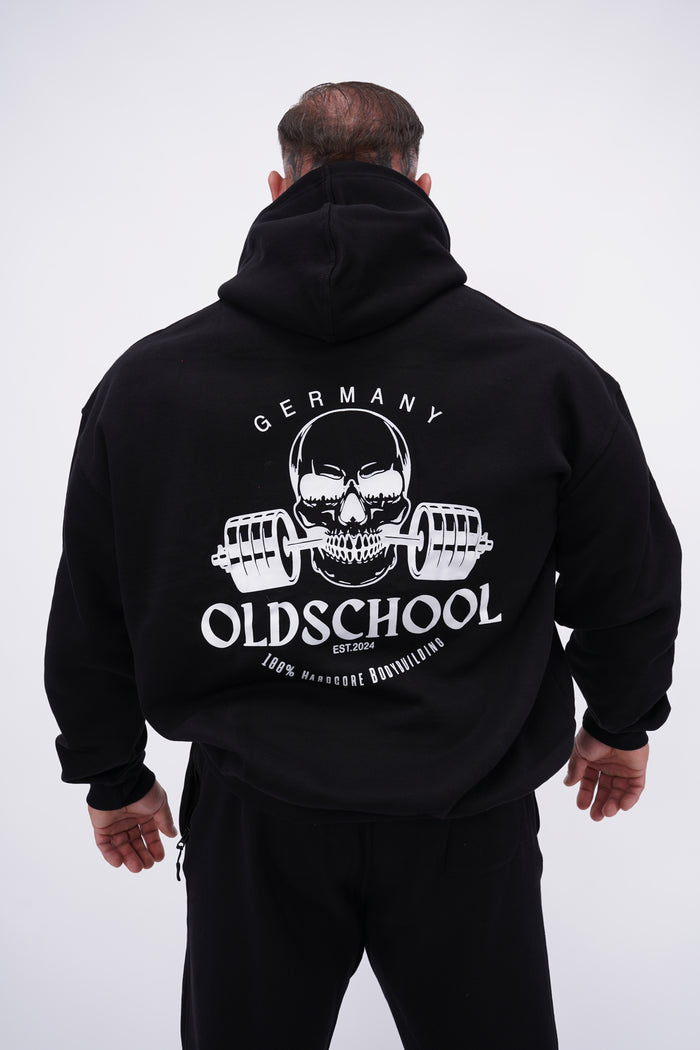 Oldschool Bodybuilding Germany Hoodie Black – Massive Soldier Sportbekleidung