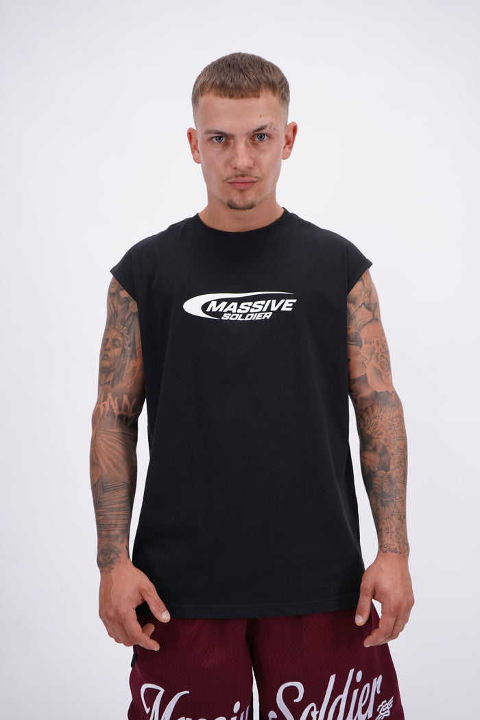Massive New Era Sport Tank Black – Massive Soldier Sportbekleidung
