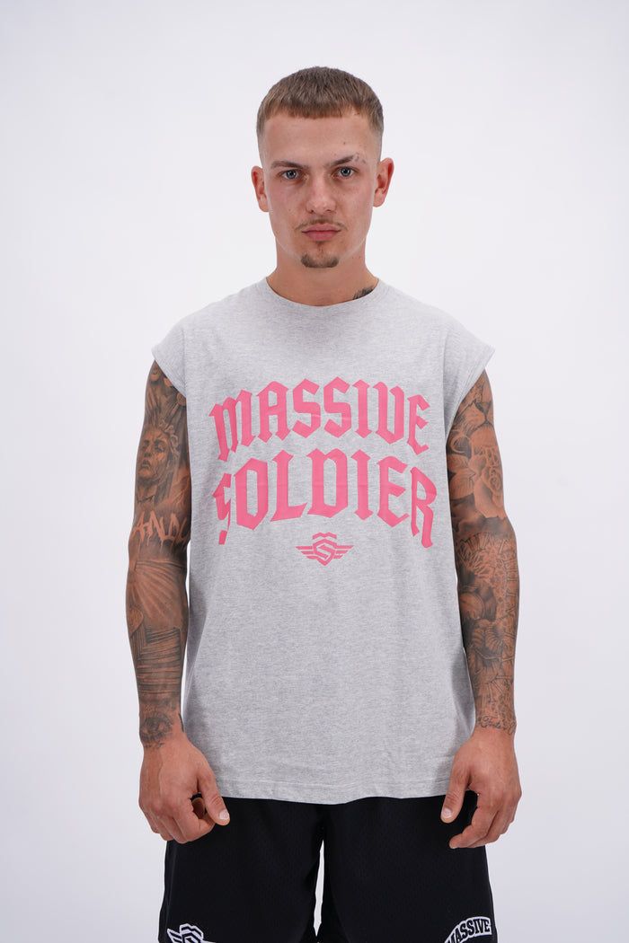 Massive OG TANK Grey Berry – Massive Soldier Sportbekleidung