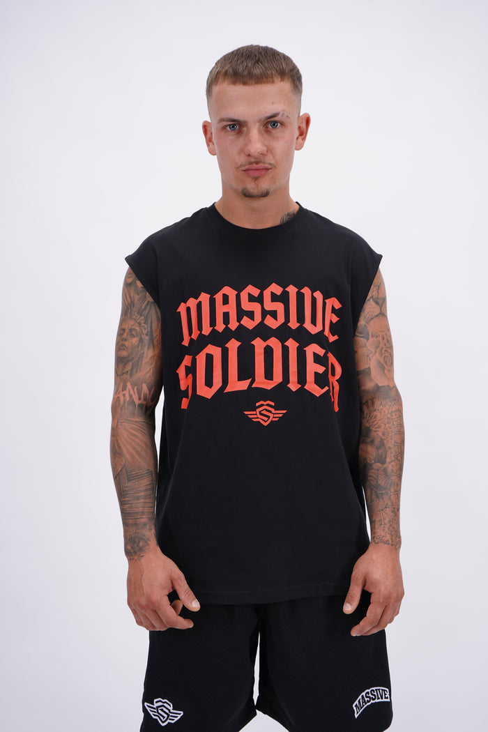 Massive OG TANK Black Red – Massive Soldier Sportbekleidung