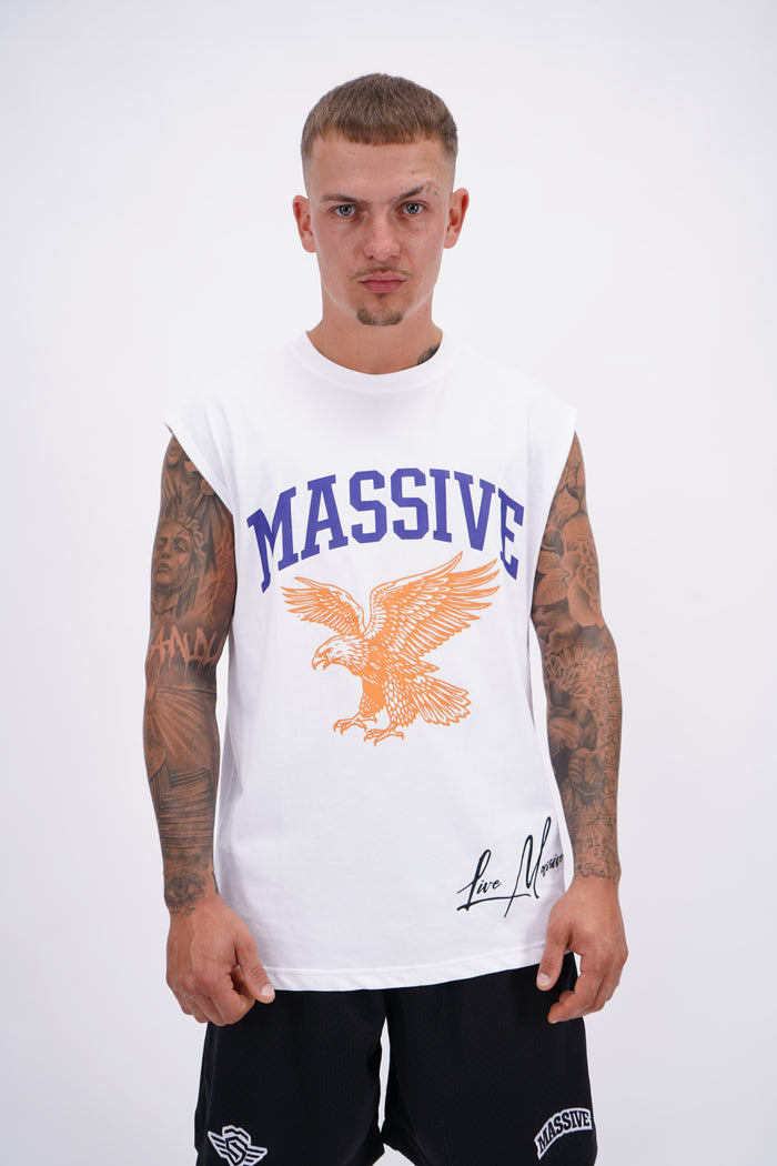 Massive Eagle Tank White – Massive Soldier Sportbekleidung