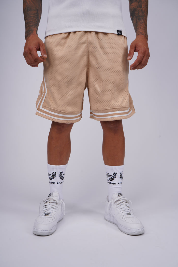 Massive NX1 Mesh Shorts beige – Massive Soldier Sportbekleidung