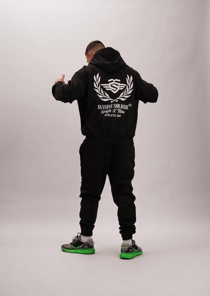 Champions Zipper Black – Massive Soldier Zip-Hoodie