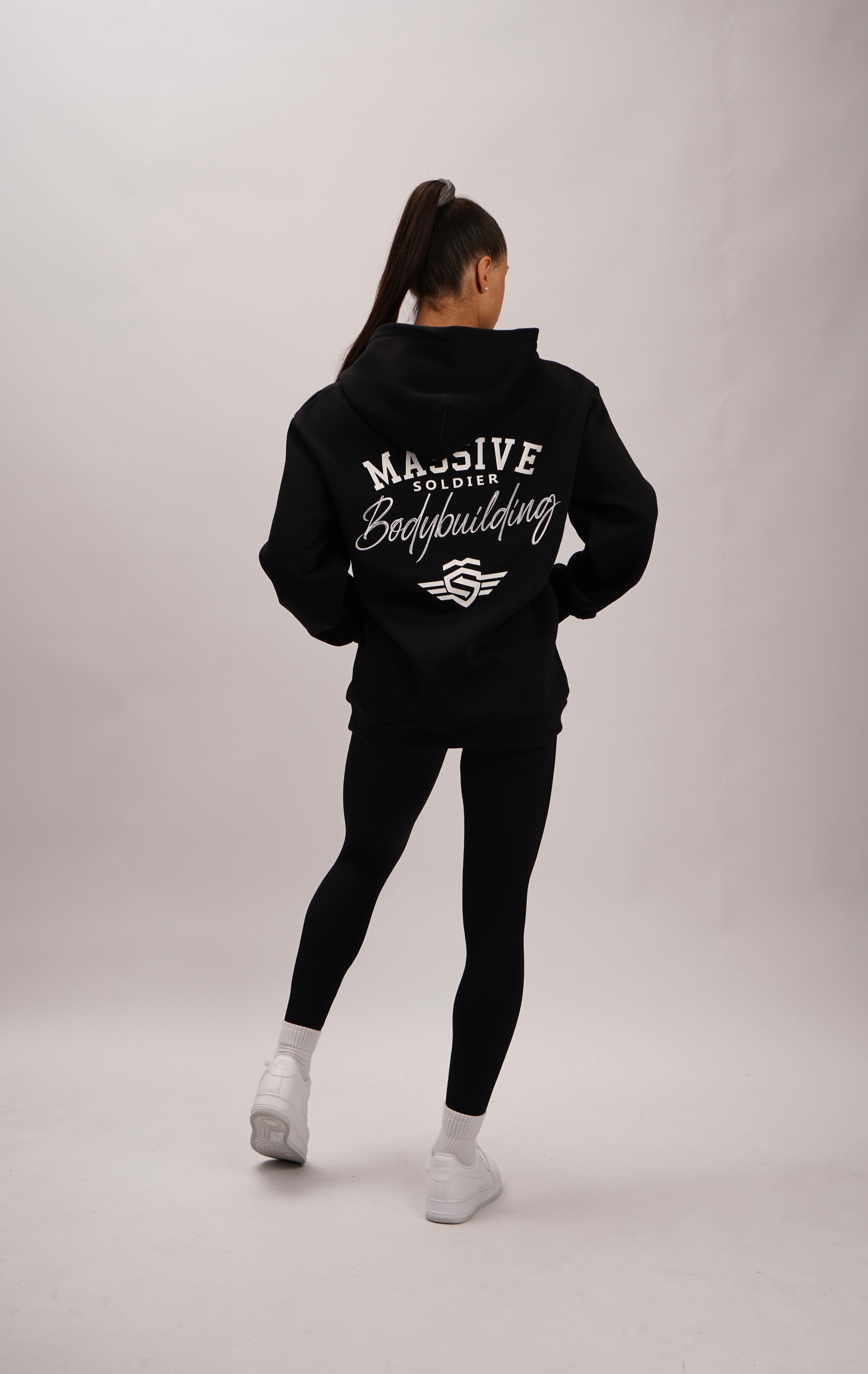 Bodybuilding Hoodie Black