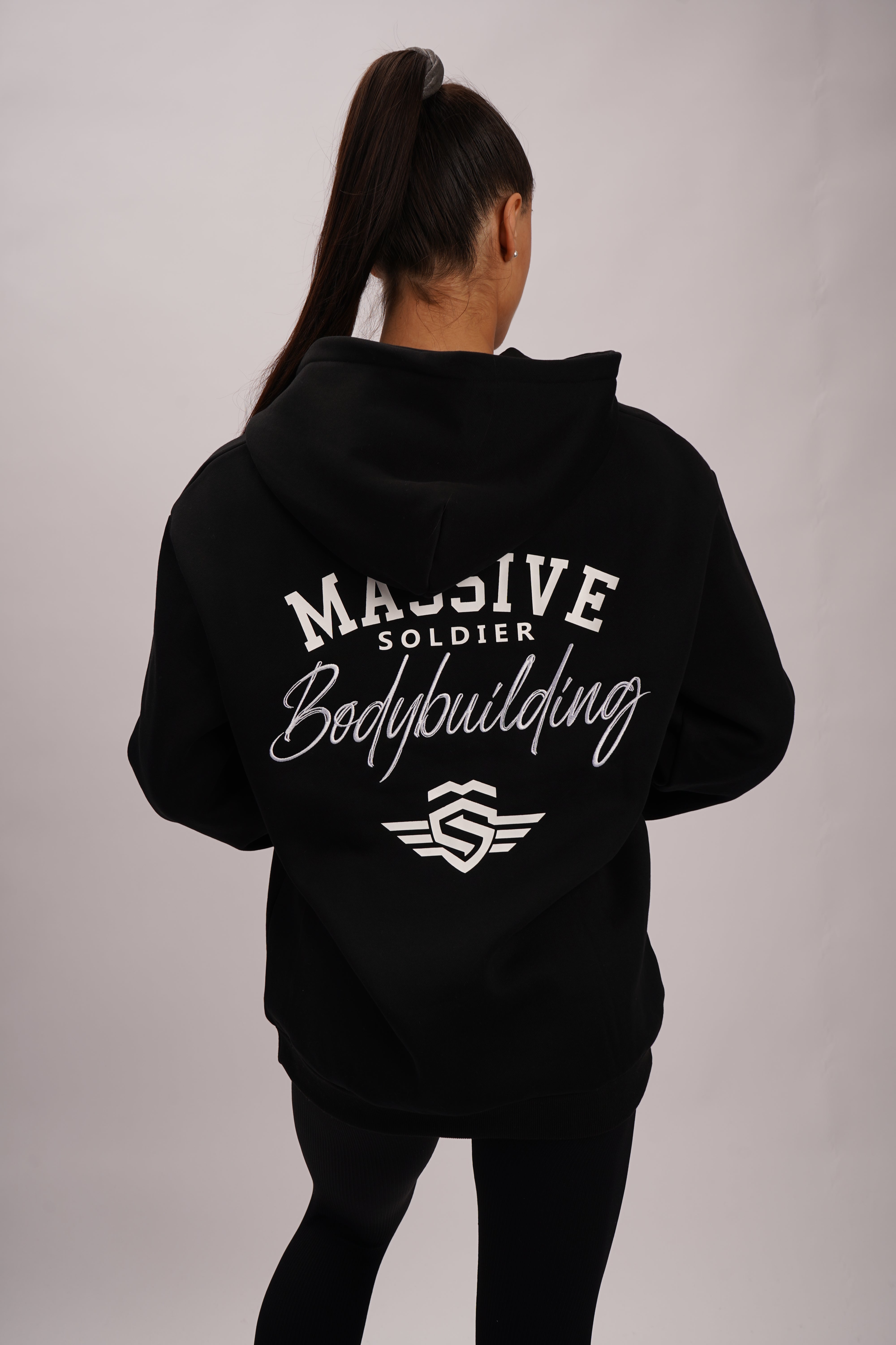 Bodybuilding Hoodie Black