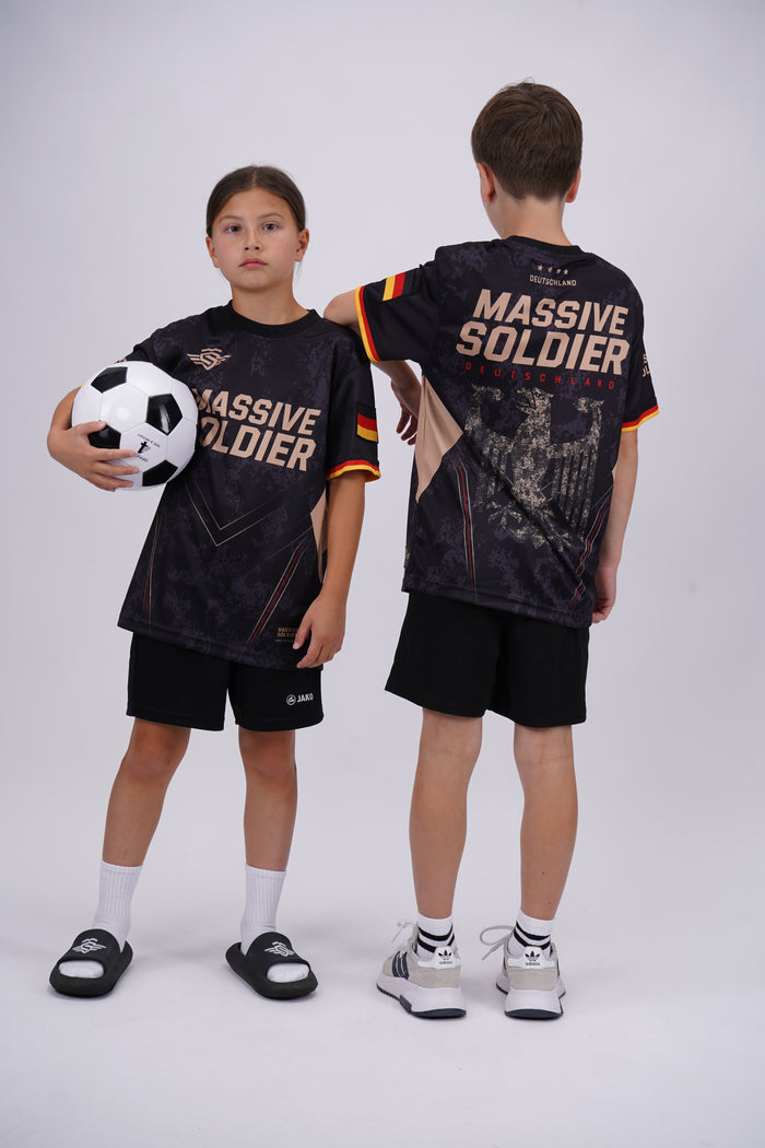MASSIVE DEUTSCHLAND TRIKOT Limit Black Edition Sportbekleidung – Ansicht 3