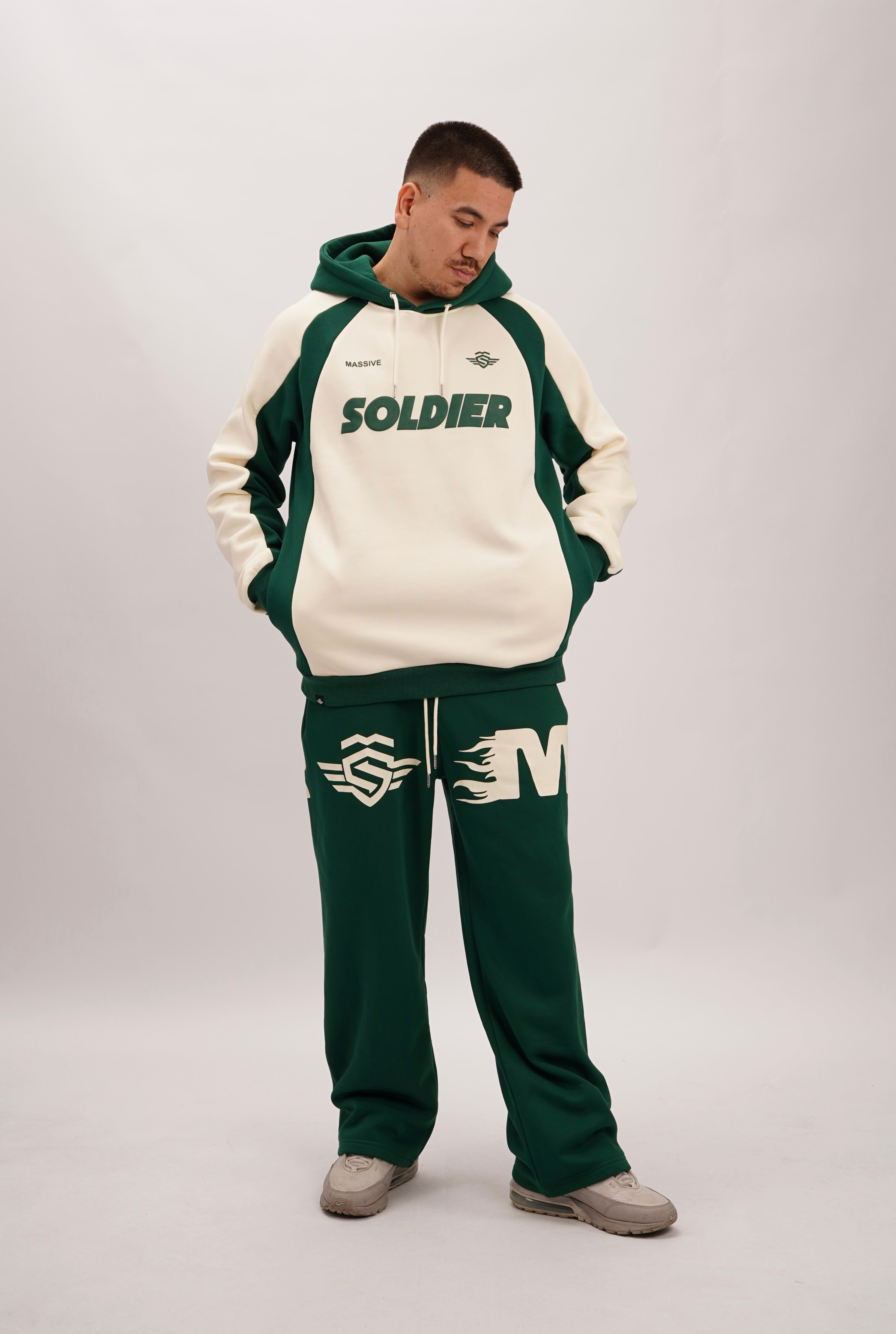 SOLDIER HOODIE OVERSIZE GREEN