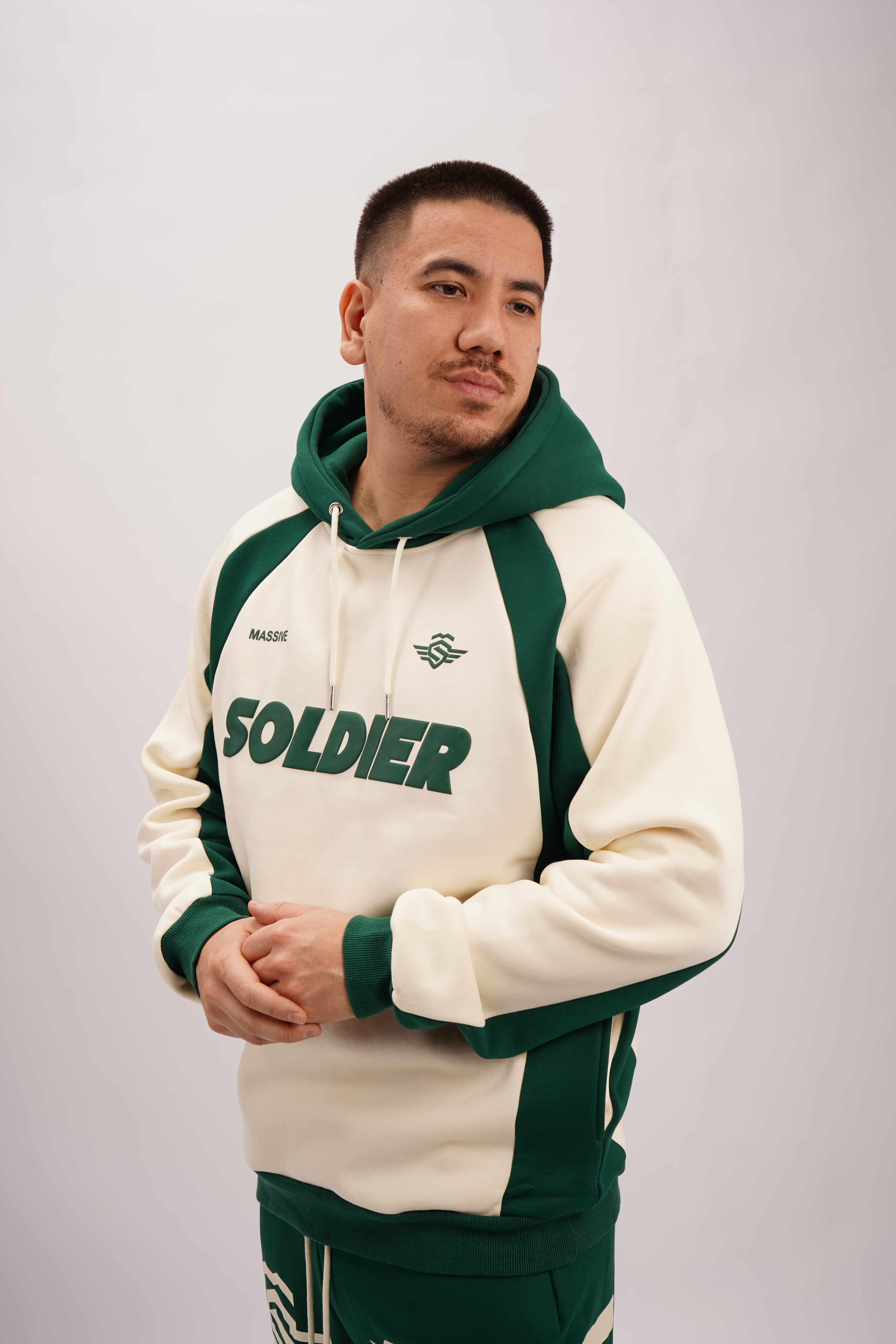 SOLDIER HOODIE OVERSIZE GREEN