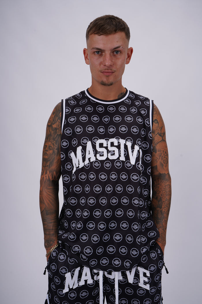 HOT SUMMER MASSIVE BLACK MESH TANK
