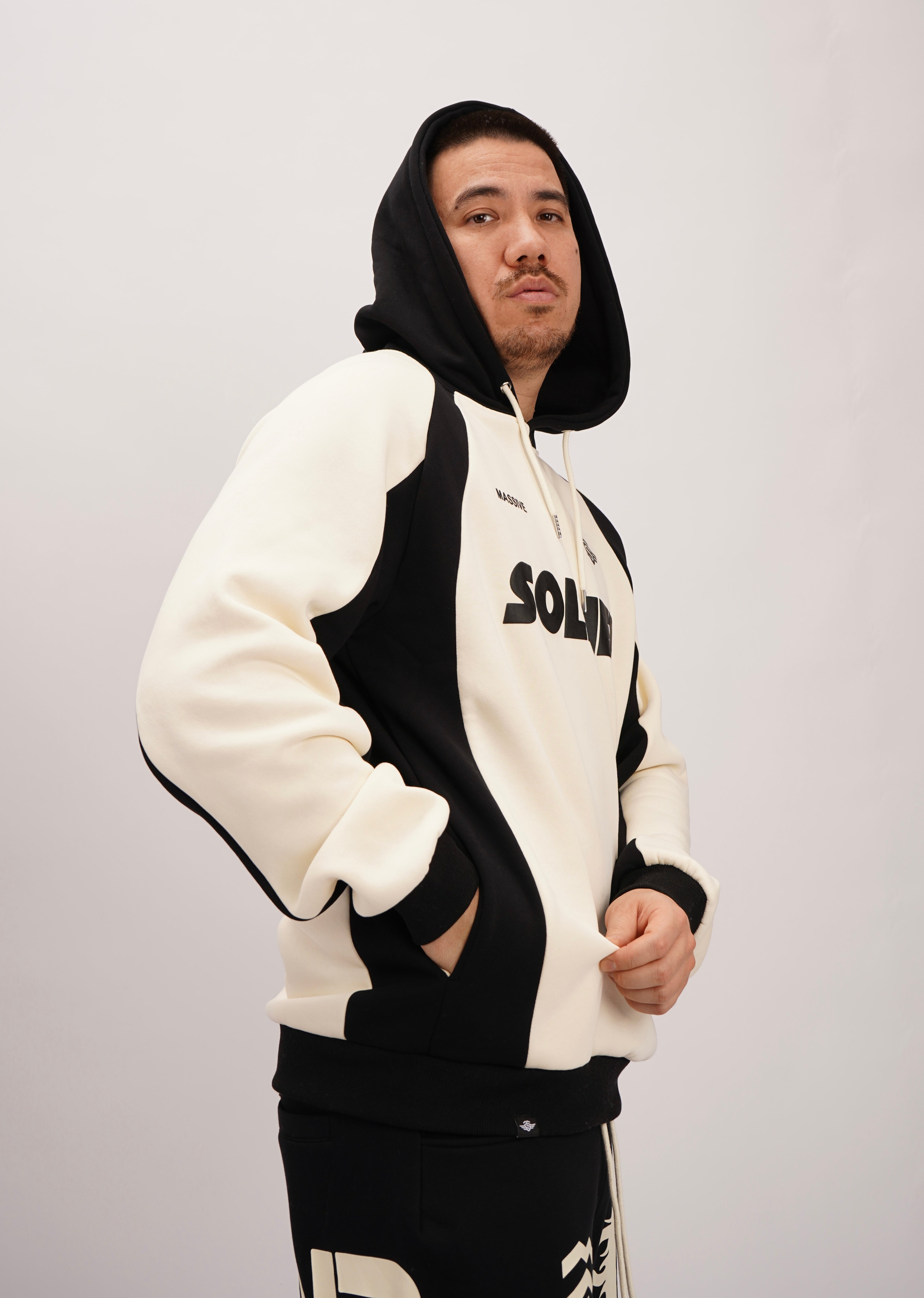 SOLDIER HOODIE OVERSIZE BLACK