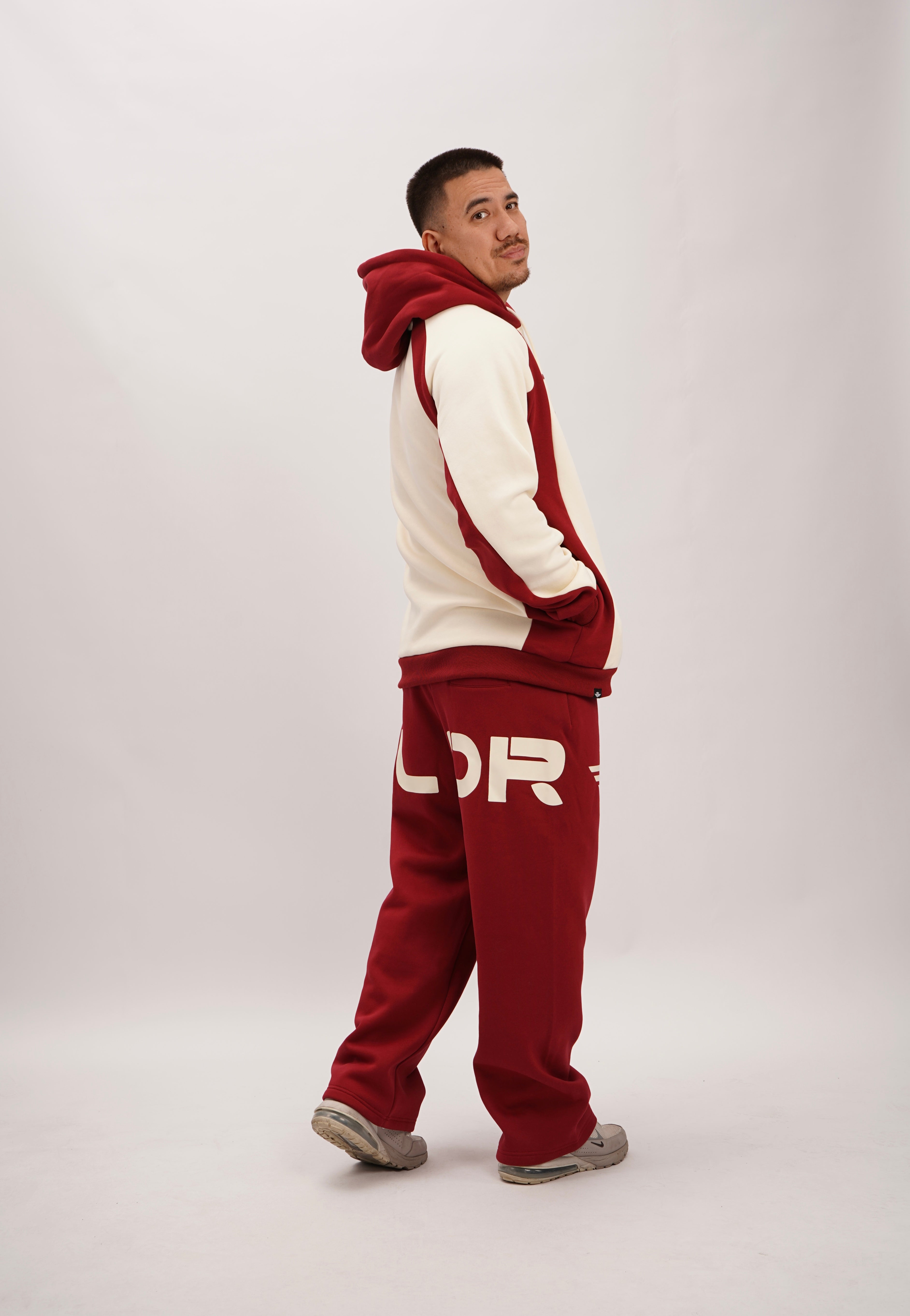 SOLDIER HOODIE OVERSIZE RED