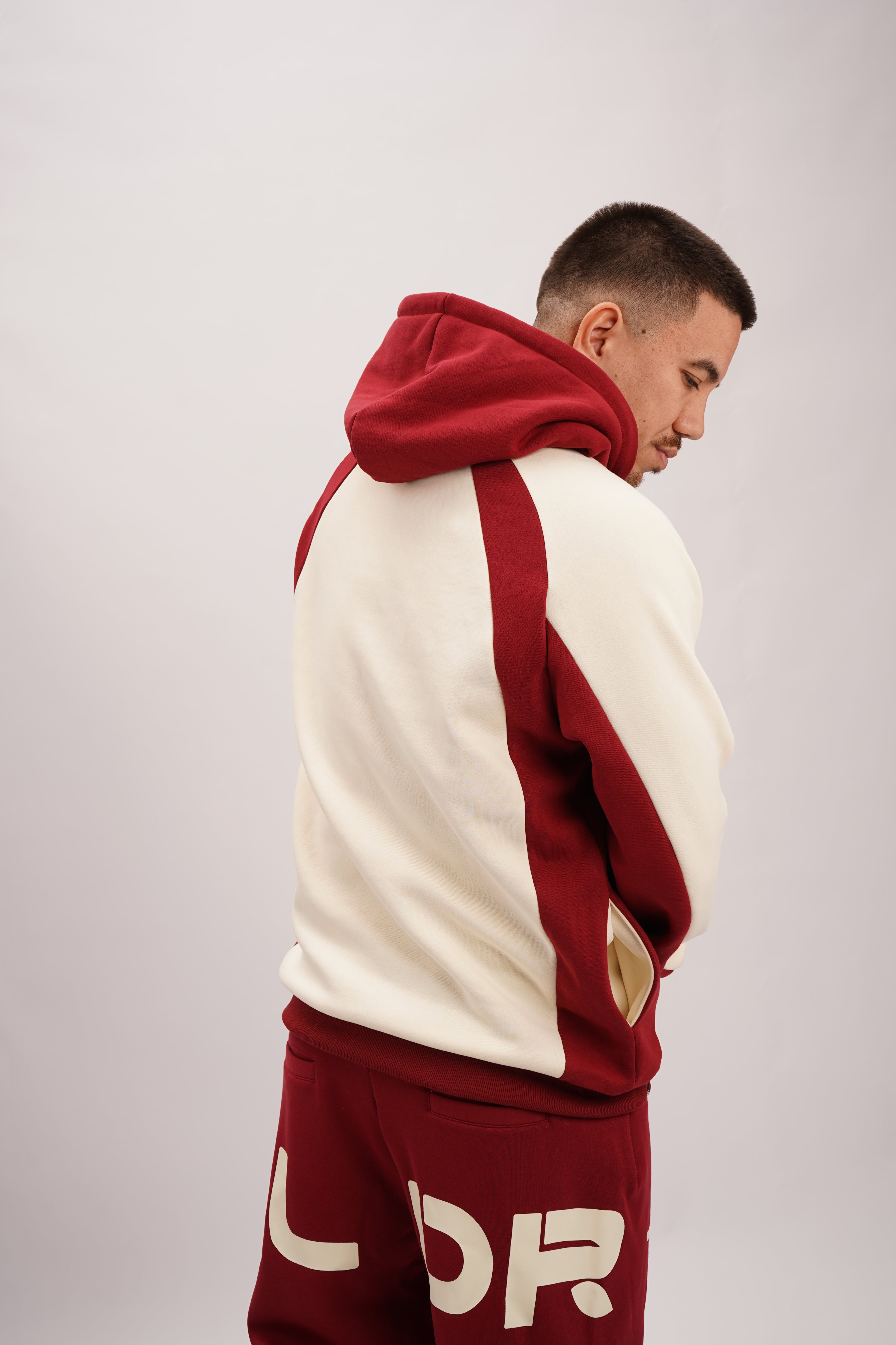 SOLDIER HOODIE OVERSIZE RED