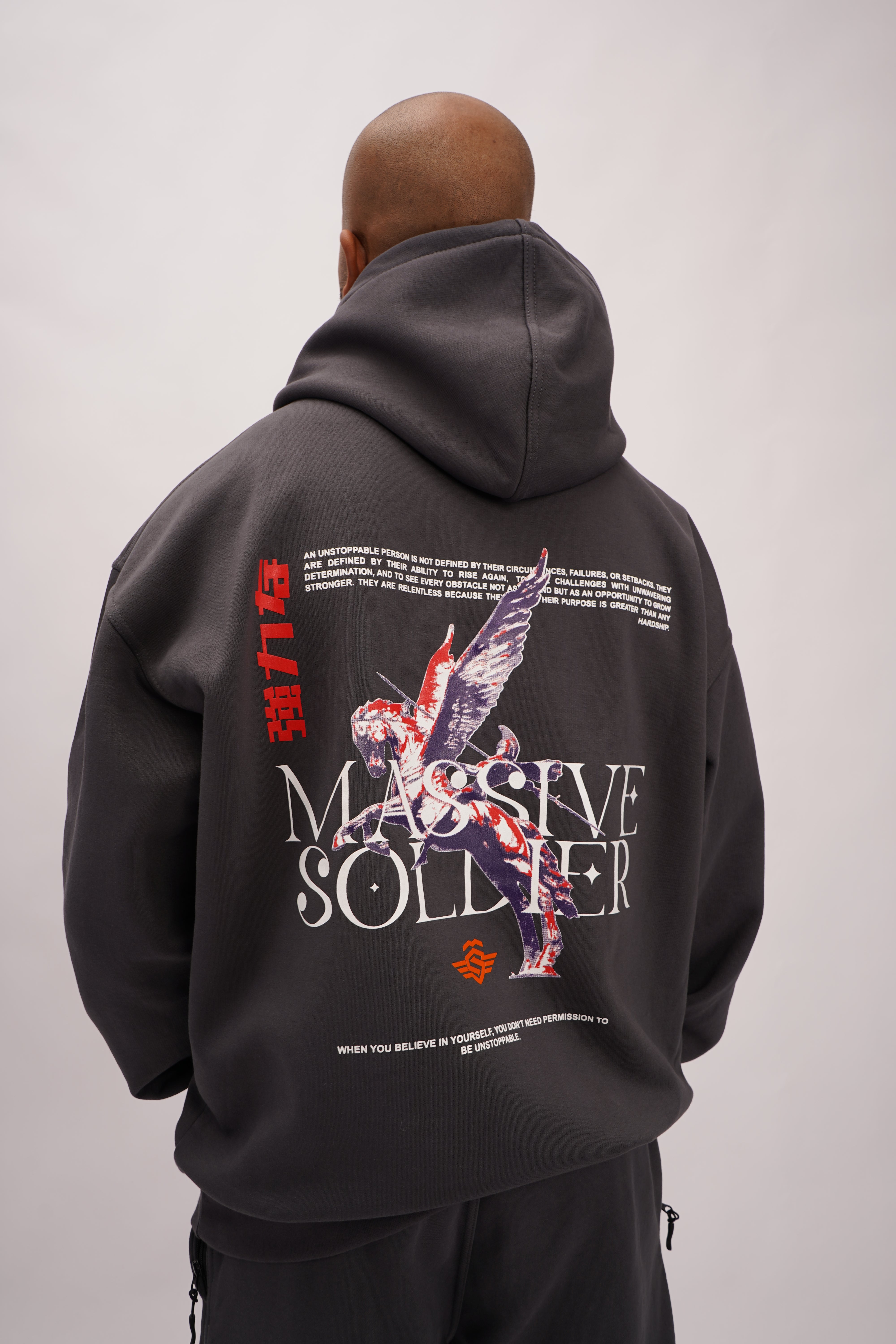 MassiveSoldier OG Lifestyle Hoodie Grey