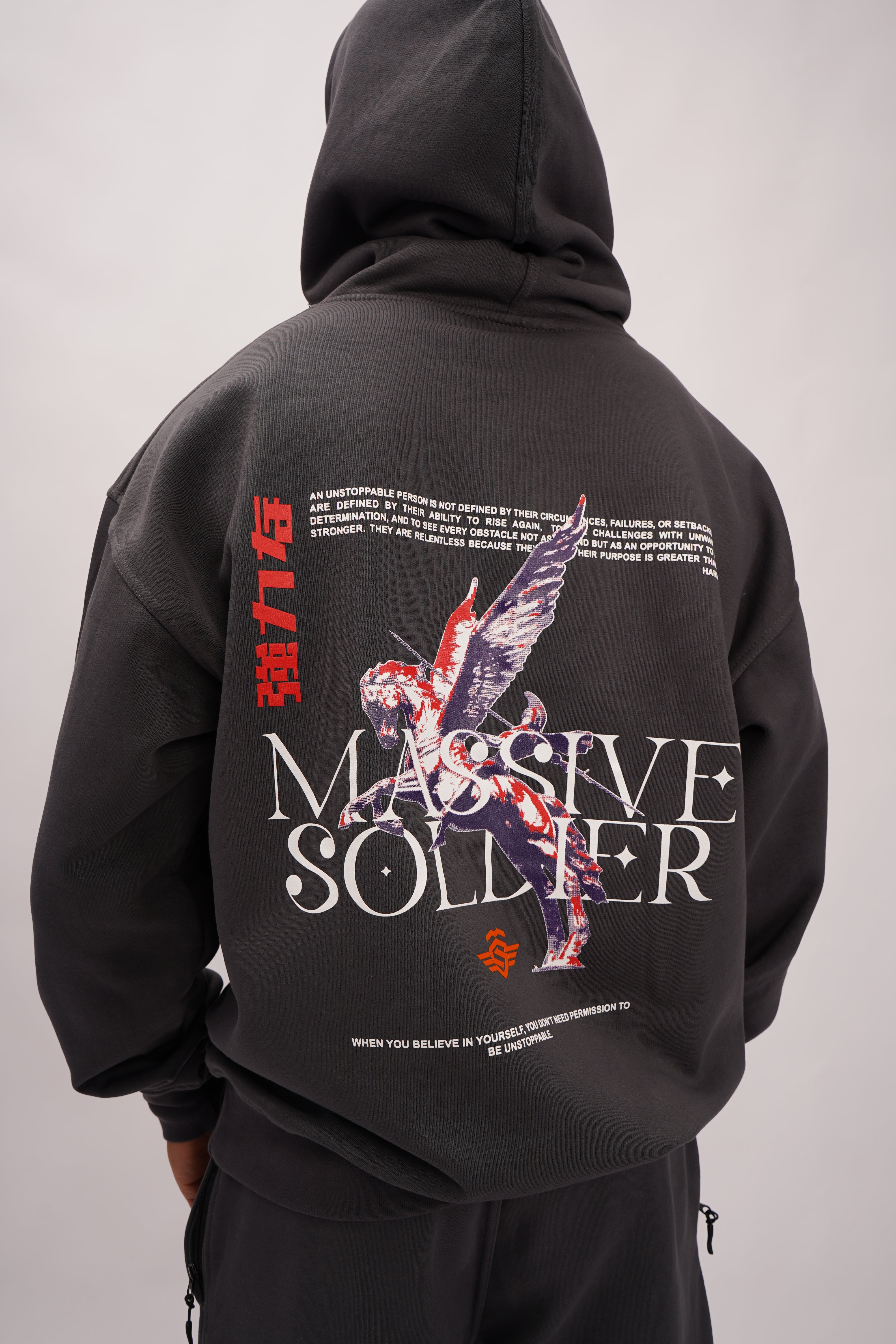 MassiveSoldier OG Lifestyle Hoodie Grey