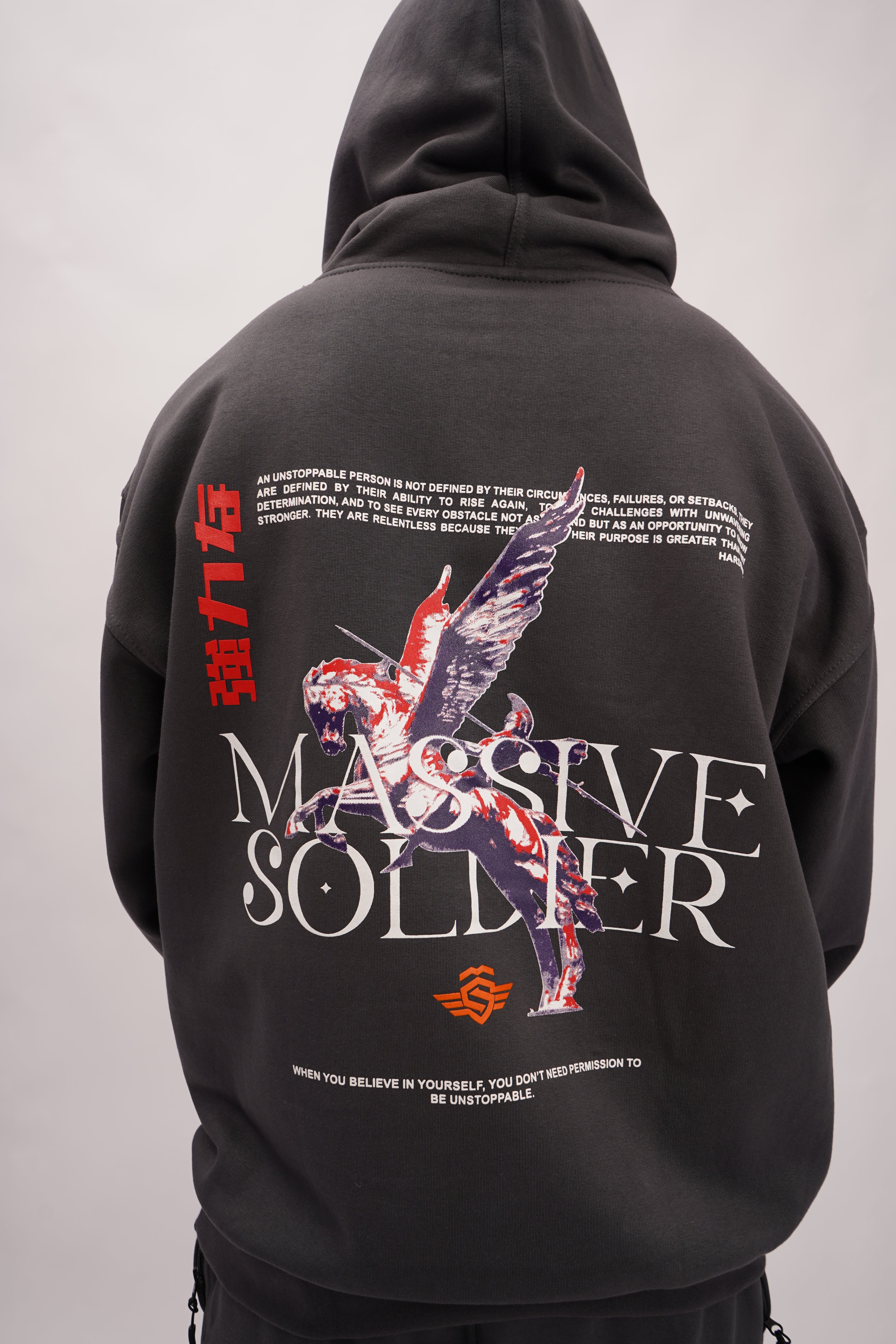 MassiveSoldier OG Lifestyle Hoodie Grey