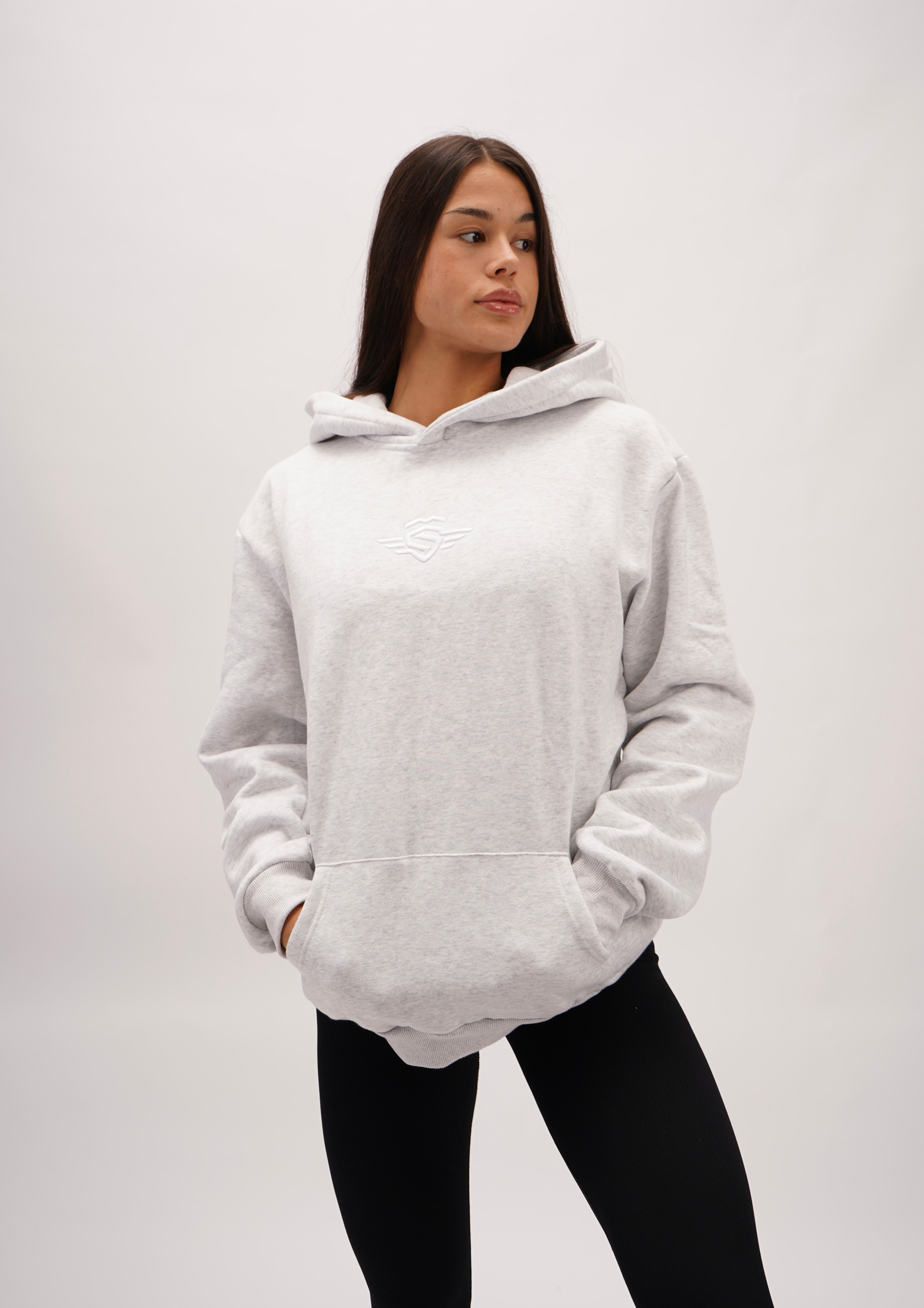 BODYBUILDING HOODIE GRAU