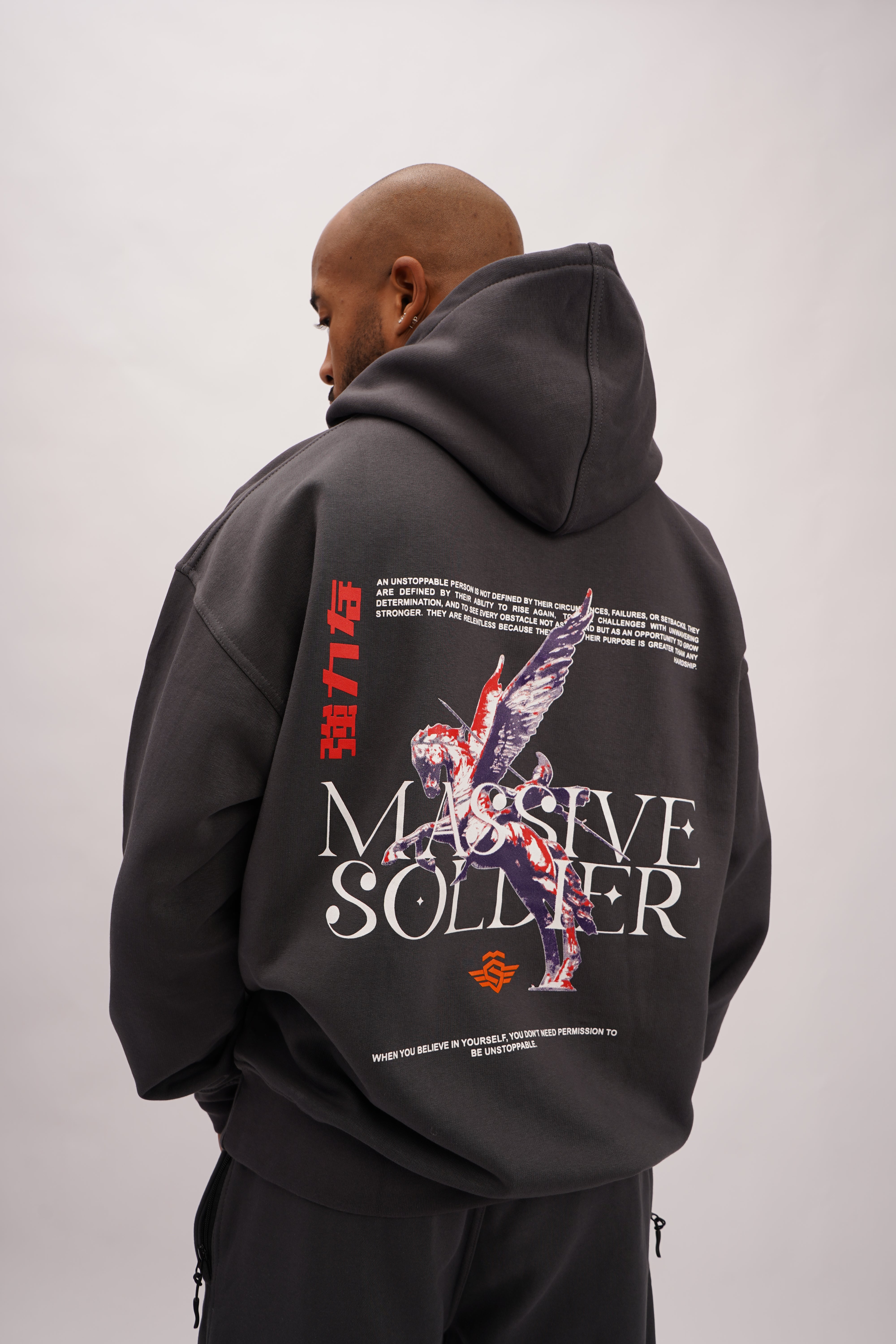 MassiveSoldier OG Lifestyle Hoodie Grey