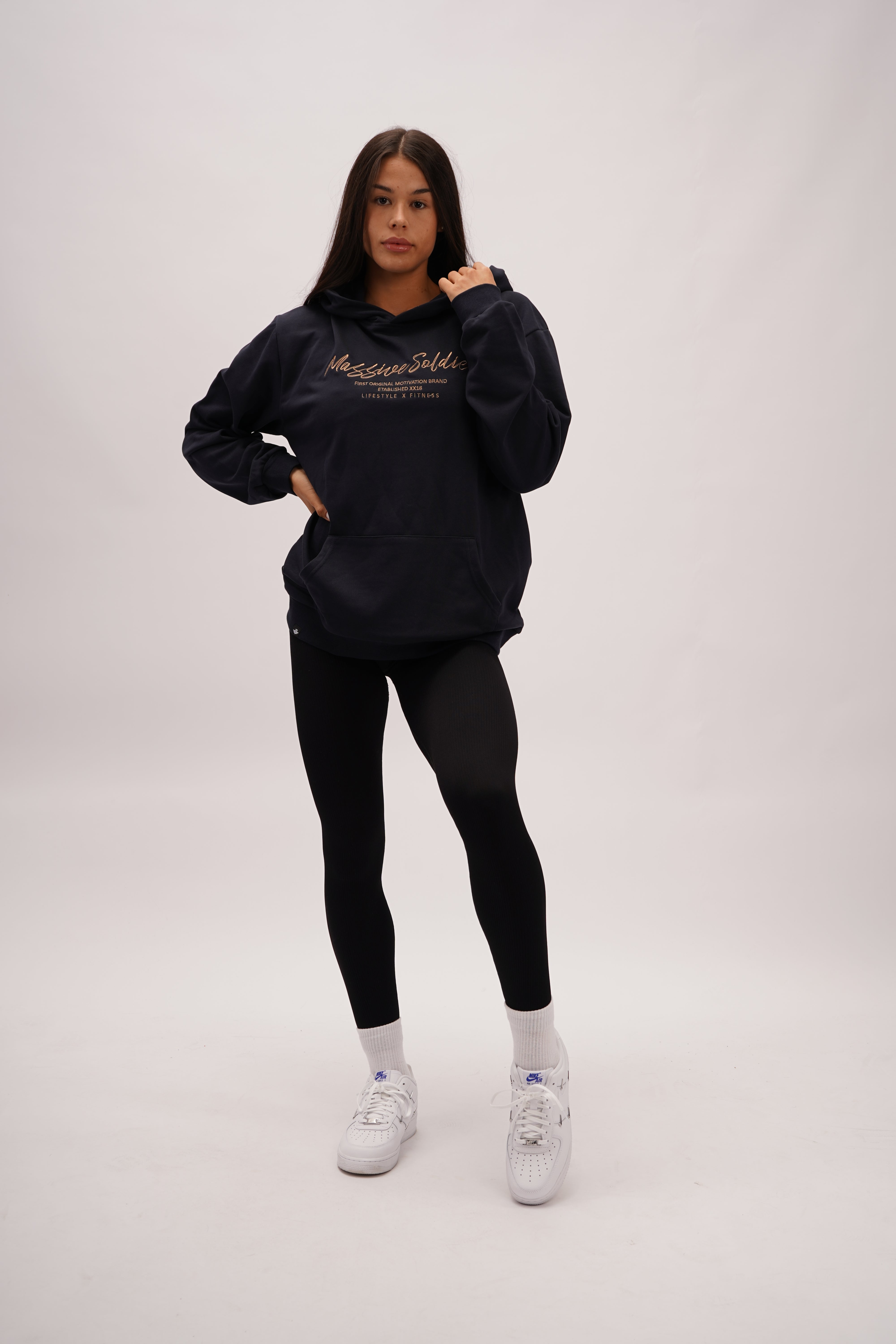 BASIC NAVY HOODIE