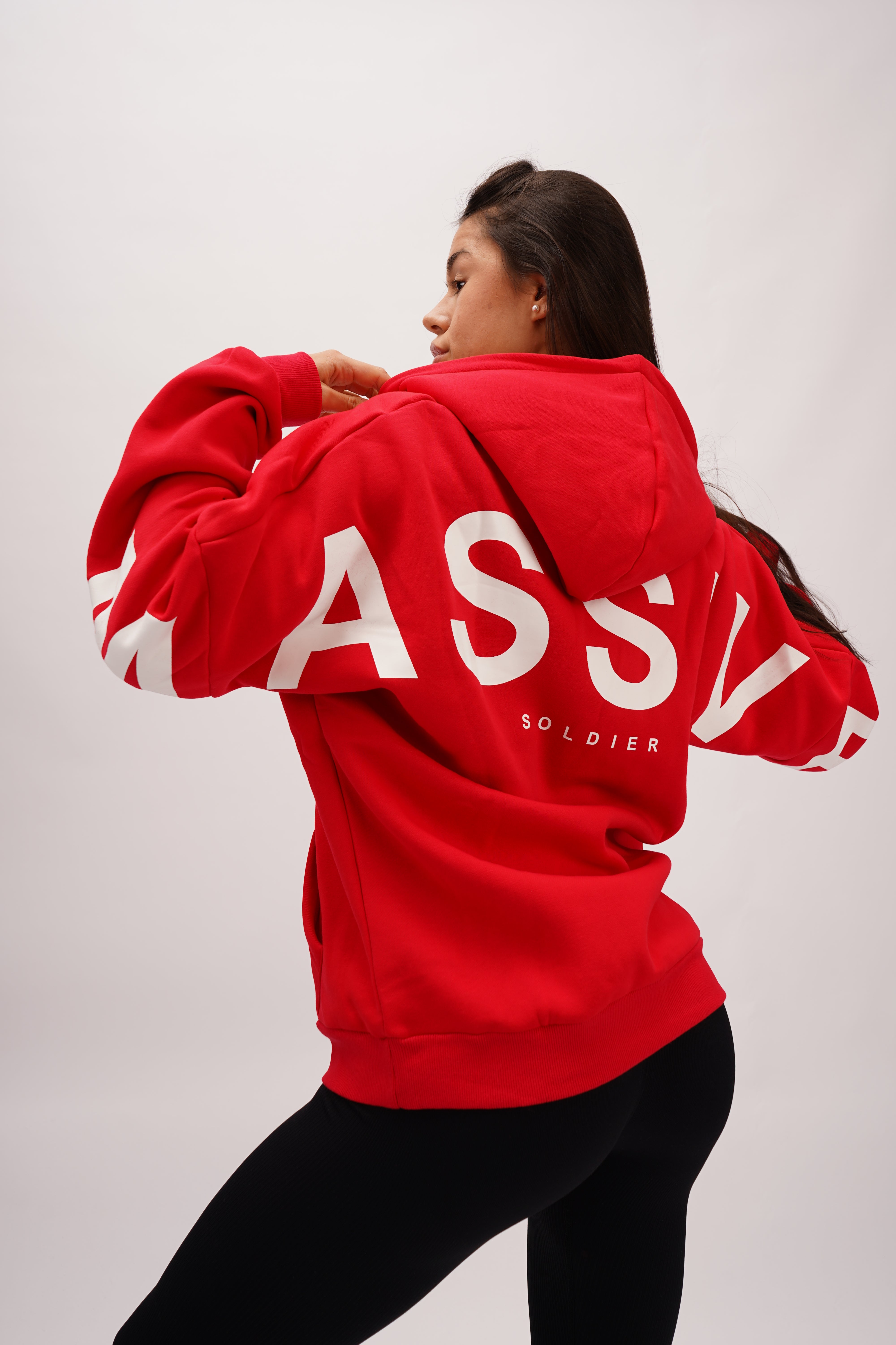 BIG MASSIVE HOODIE RED